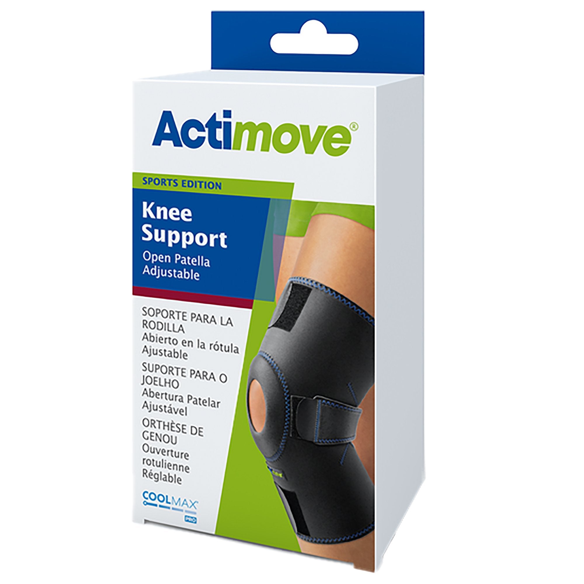 Knee Support Actimove® Sports Edition One Size Fits Most Pull-On / Hook and Loop Strap Closure 11-1/2 to 16-1/8 Inch Knee Circumference Left or Right Knee - image 3