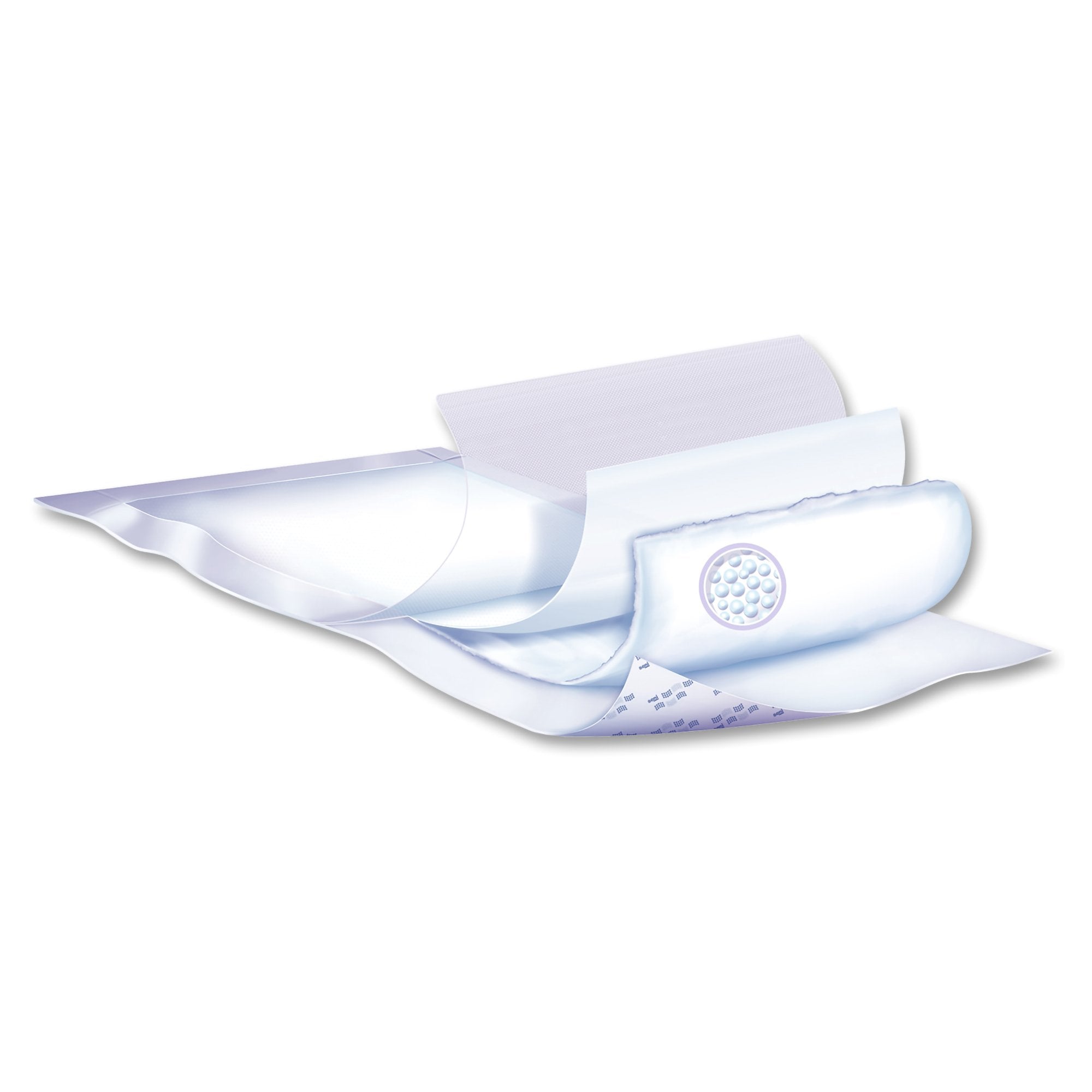 Disposable Underpad Seni® Soft Super Dry 23 X 35 Inch Cellulose Pulp Light Absorbency - image 5