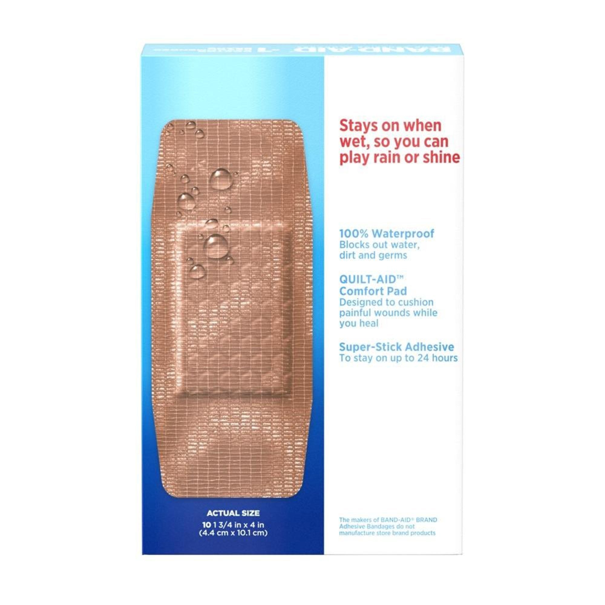 Waterproof Adhesive Strip Band-Aid® Water Block® Tough Strips™ Plastic Tan 1-3/4 X 4 Inch Sterile - image 6