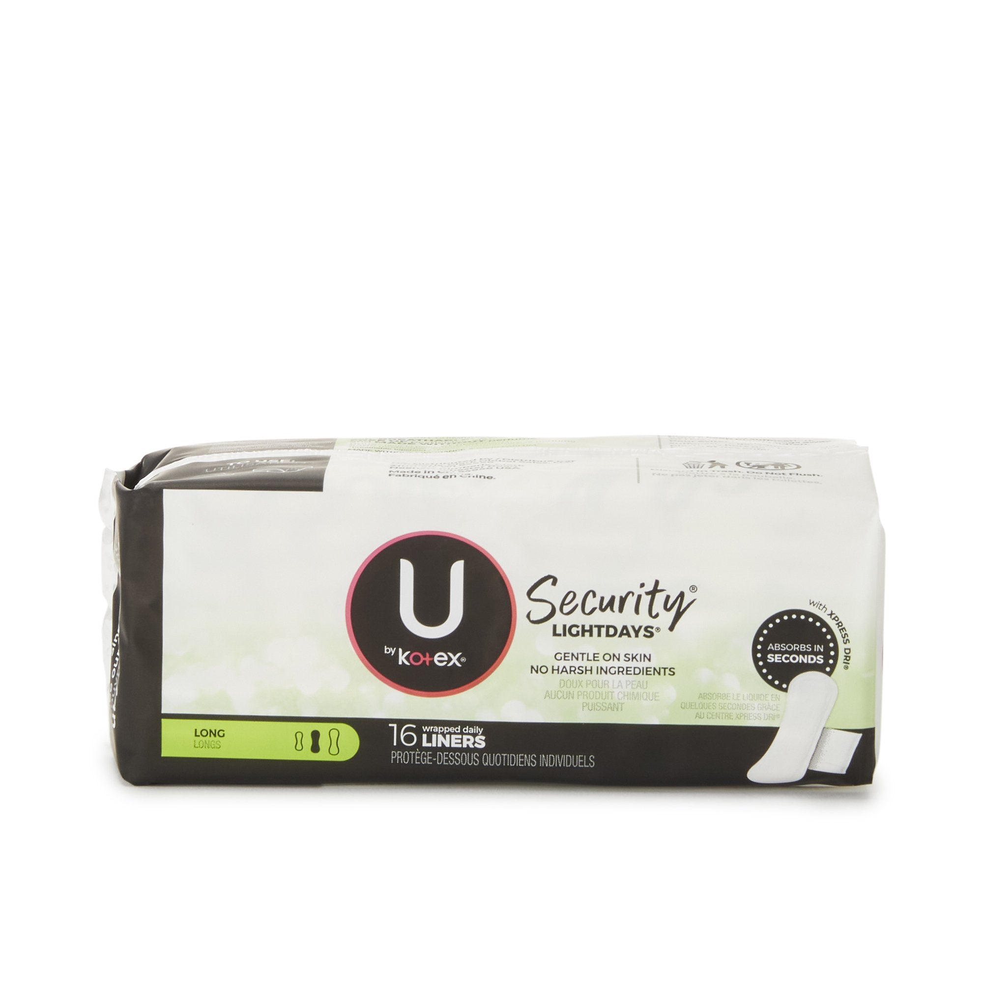 Panty Liner U by Kotex® Security® Lightdays Regular Absorbency - image 3
