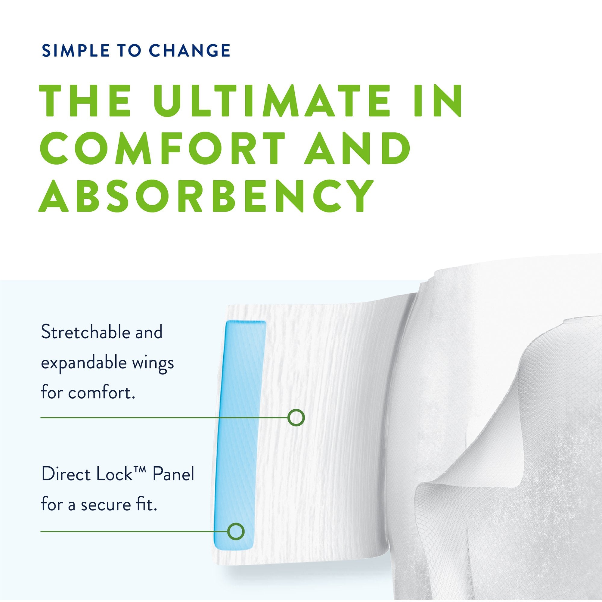Incontinence Brief Prevail® Per-Fit 360°™ Adult Size 1 Unisex Disposable Heavy Absorbency - image 8