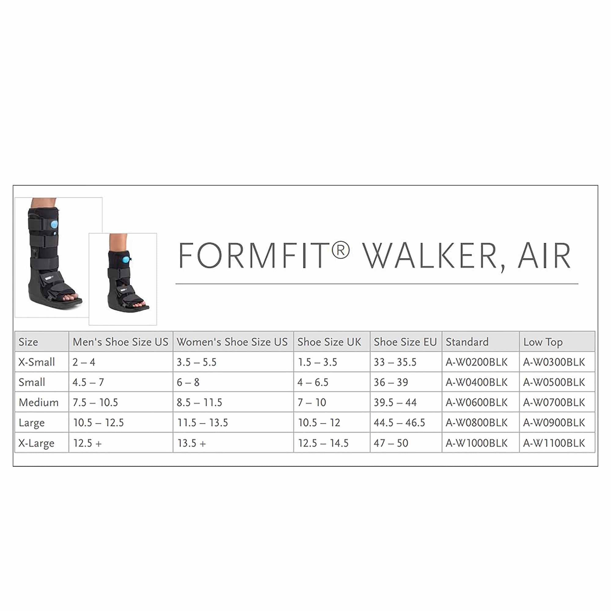 Air Walker Boot Formfit® Walker Air Pneumatic Adult X-Large Tall - image 5