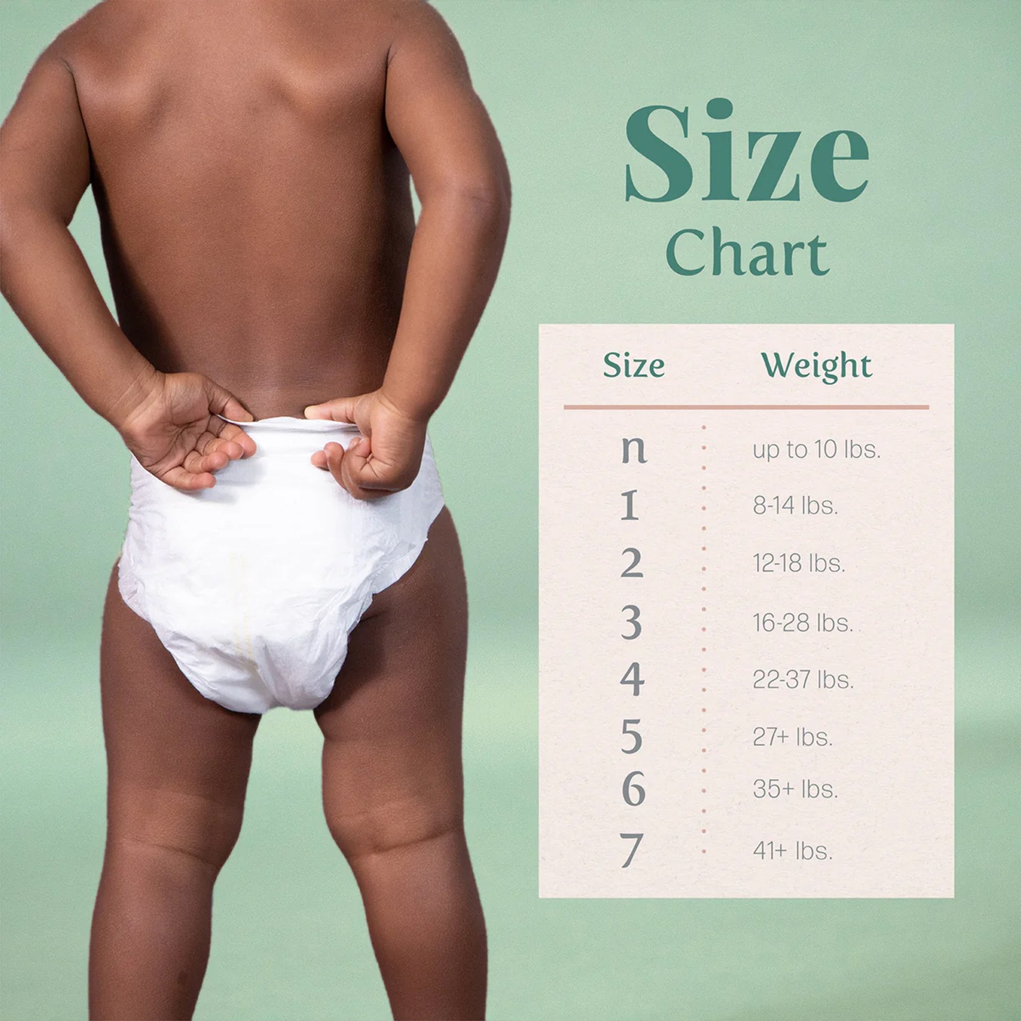 Unisex Baby Diaper Earth & Eden Size 2 Disposable Heavy Absorbency - image 2