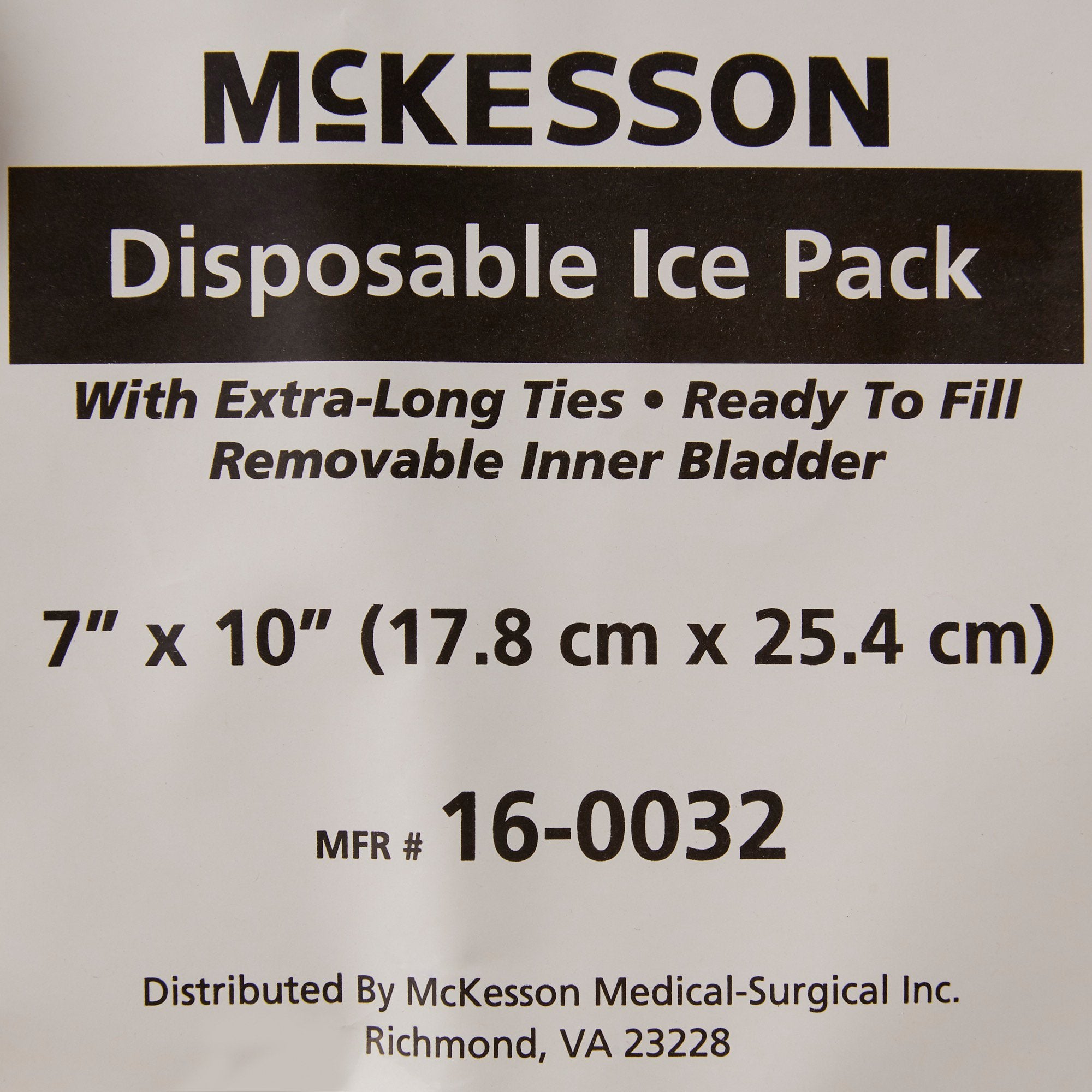Ice Bag McKesson General Purpose 7 X 10 Inch Fabric Disposable - image 3