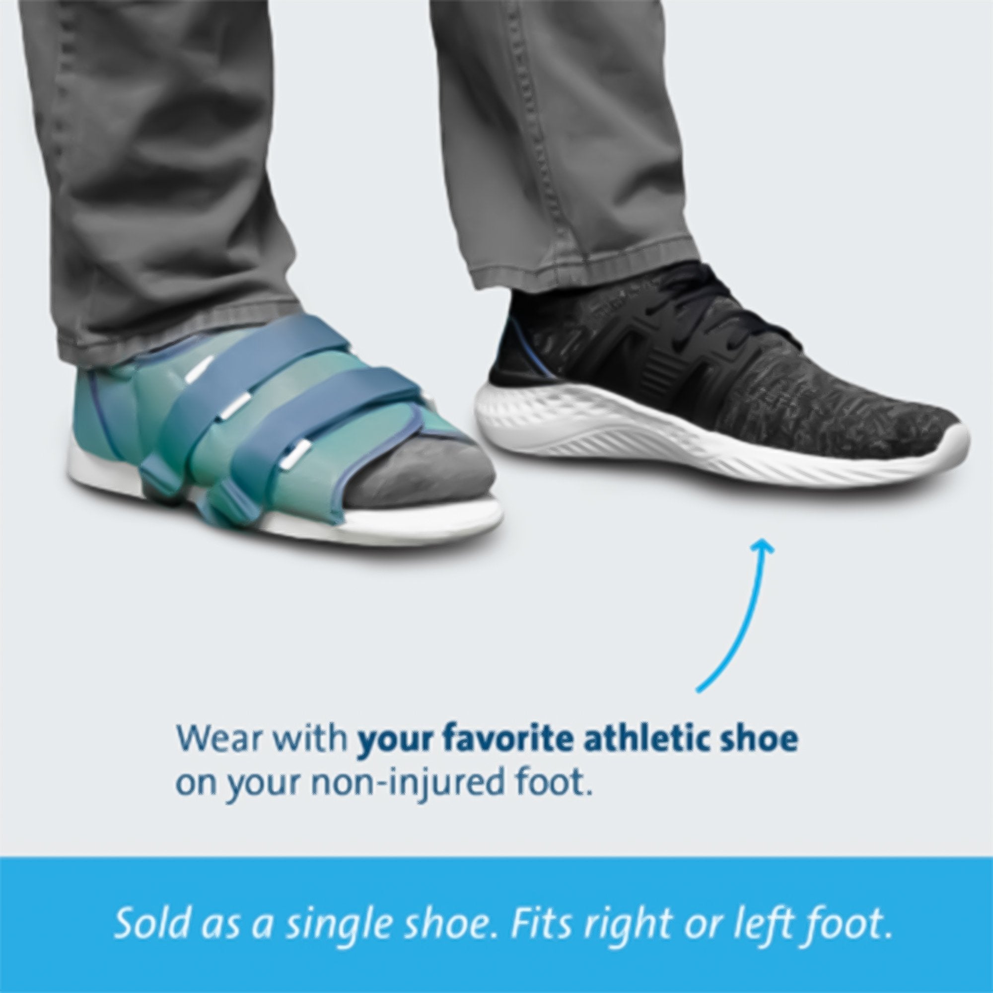 Post-Op Shoe Darco® Med-Surg™ Medium Male Navy Blue - image 3