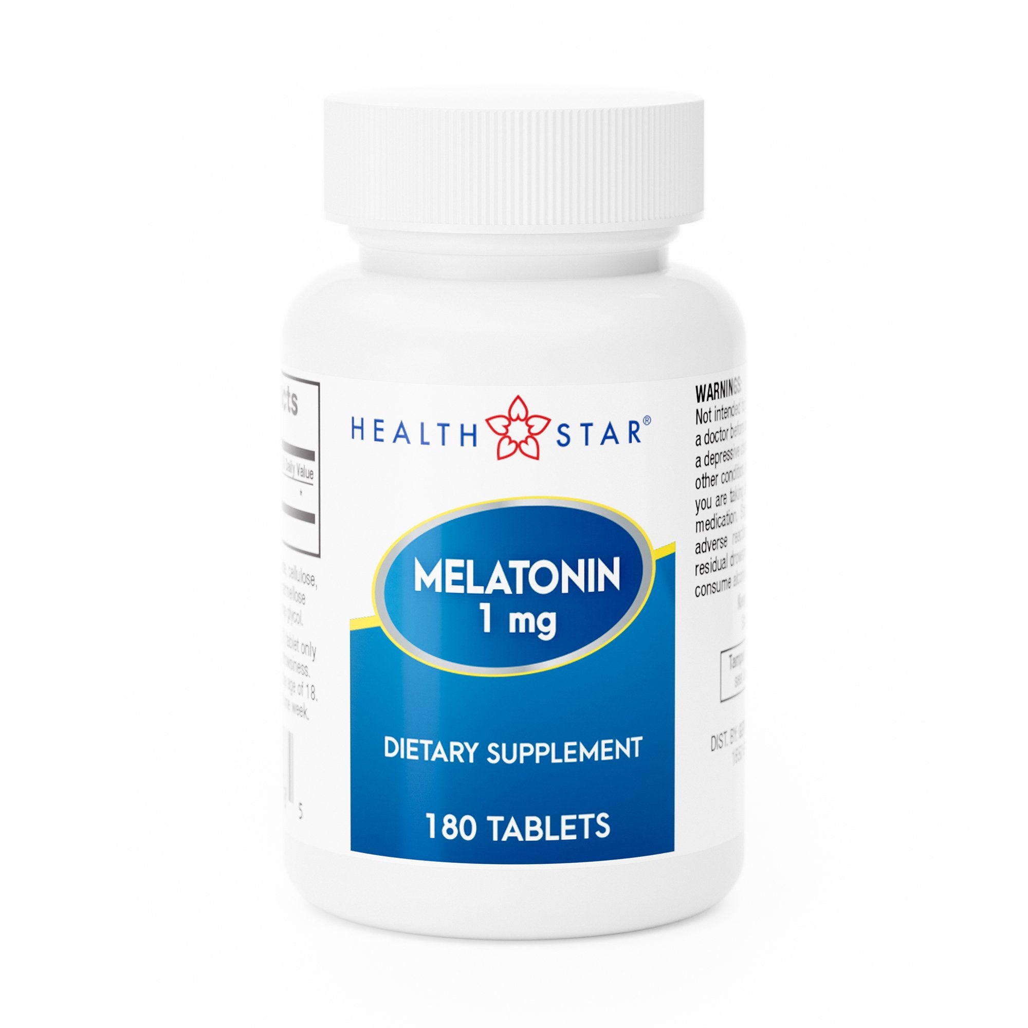 Natural Sleep Aid HEALTH STAR® 180 per Bottle Tablet 1 mg Strength