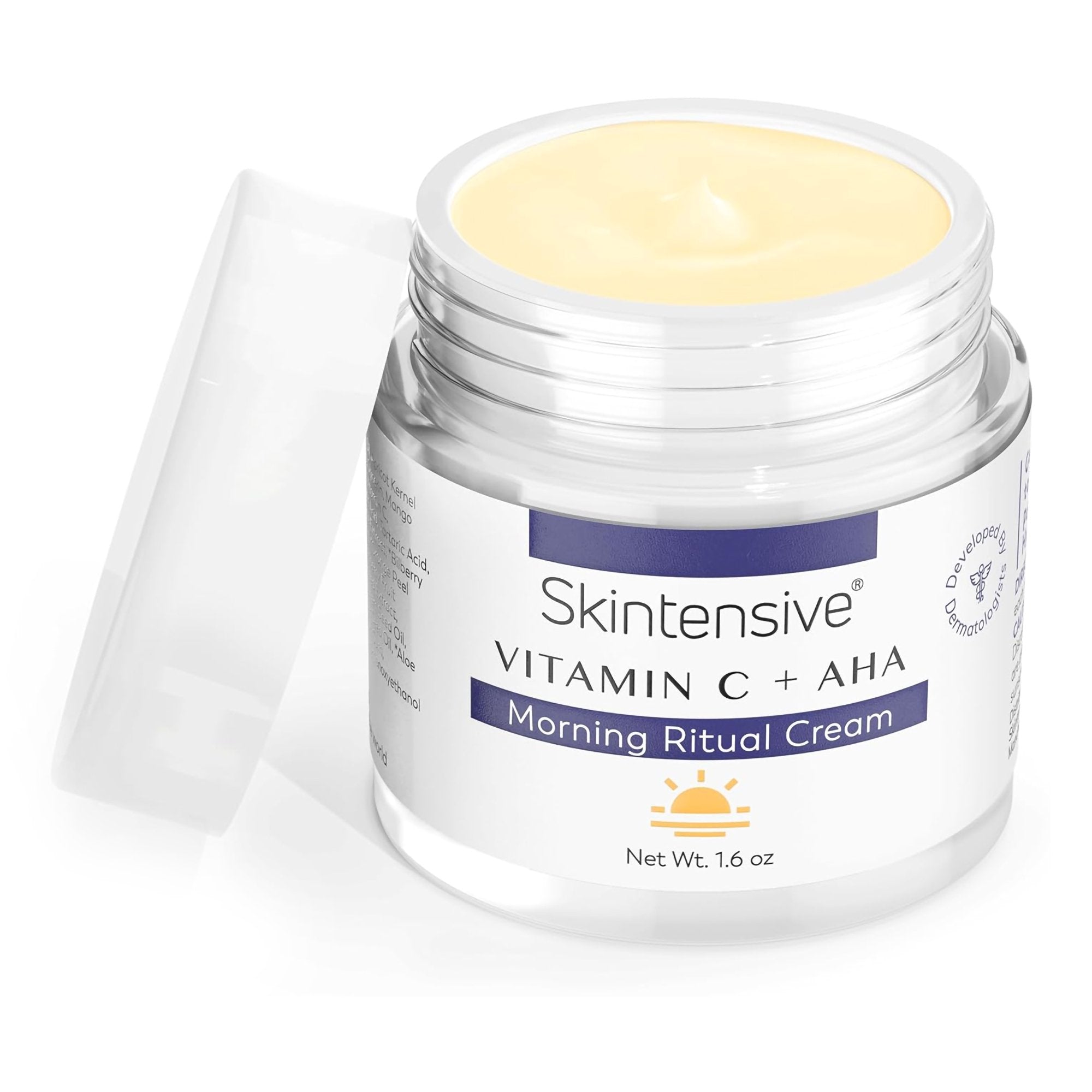 Facial Moisturizer Skintensive® Vitamin C + AHA Morning Ritual Cream 1.6 oz. Jar Unscented Cream