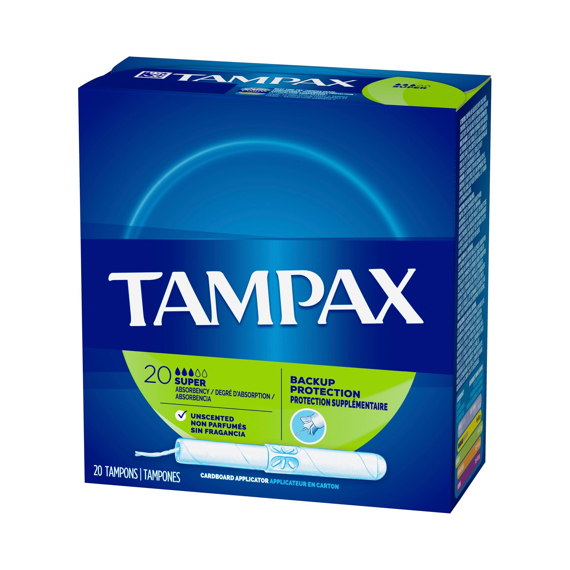 Tampon Tampax® Pearl Smooth Super Absorbency Plastic Applicator Individually Wrapped - image 3
