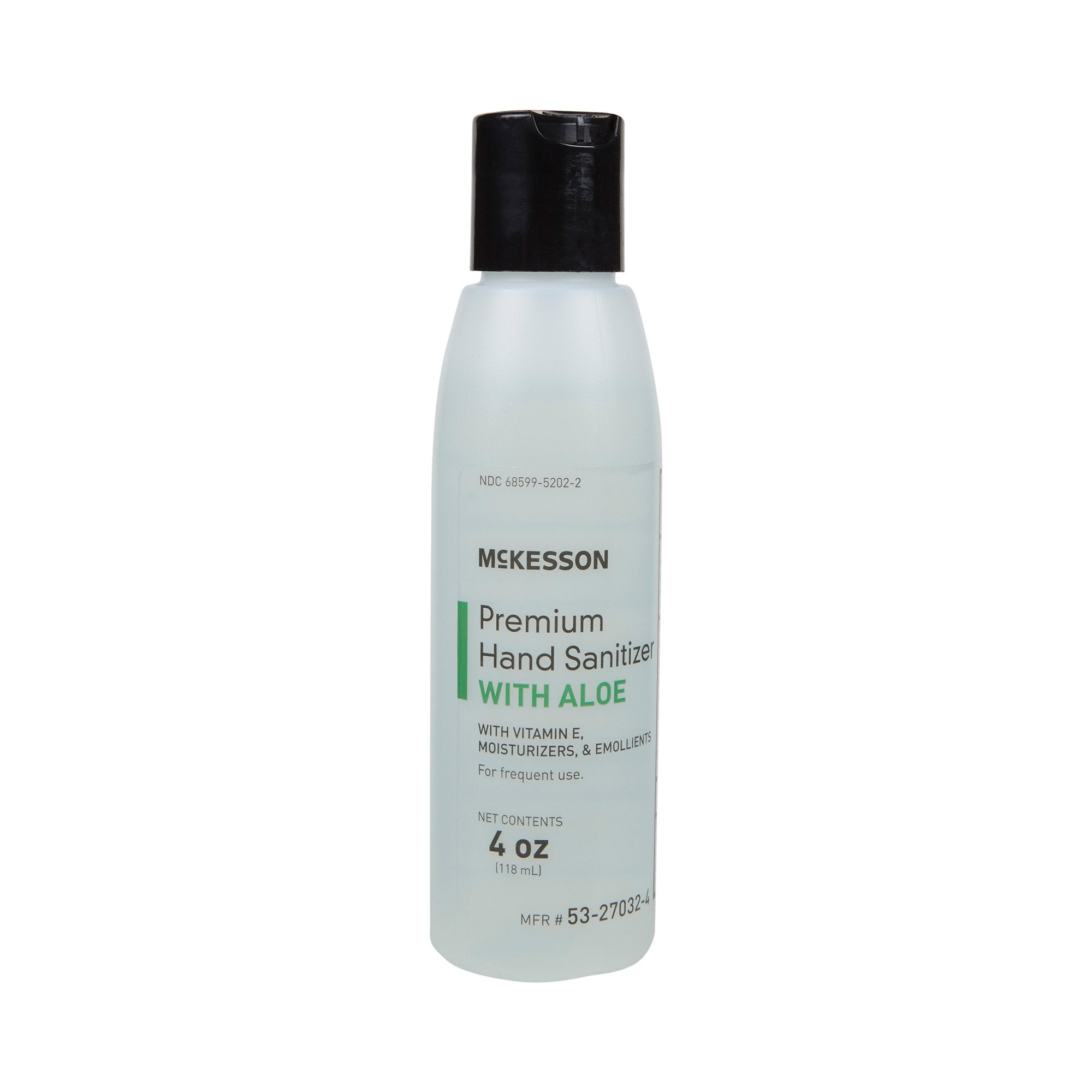 Hand Sanitizer with Aloe McKesson Premium 4 oz. Ethyl Alcohol Gel Bottle