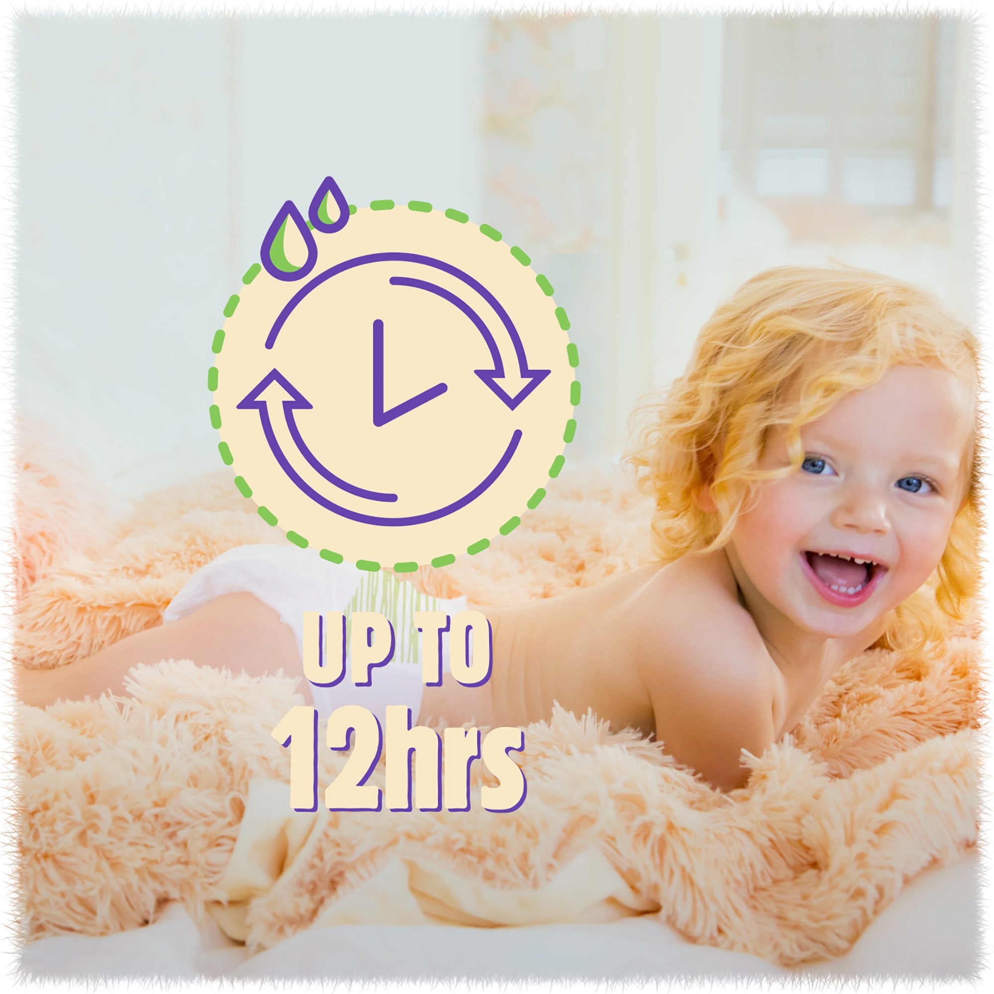 Unisex Baby Diaper Cuties® Complete Care Size 4 Disposable Heavy Absorbency - image 4
