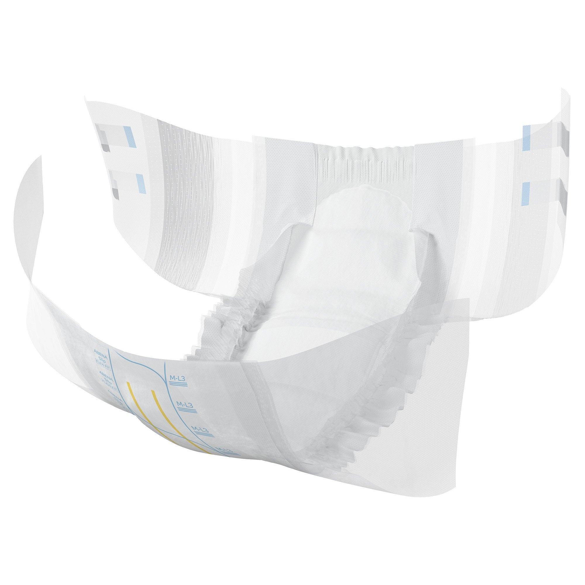 Incontinence Brief Abena Slip Flexi Fit Adult Medium / Large Unisex Disposable Heavy Absorbency - image 6