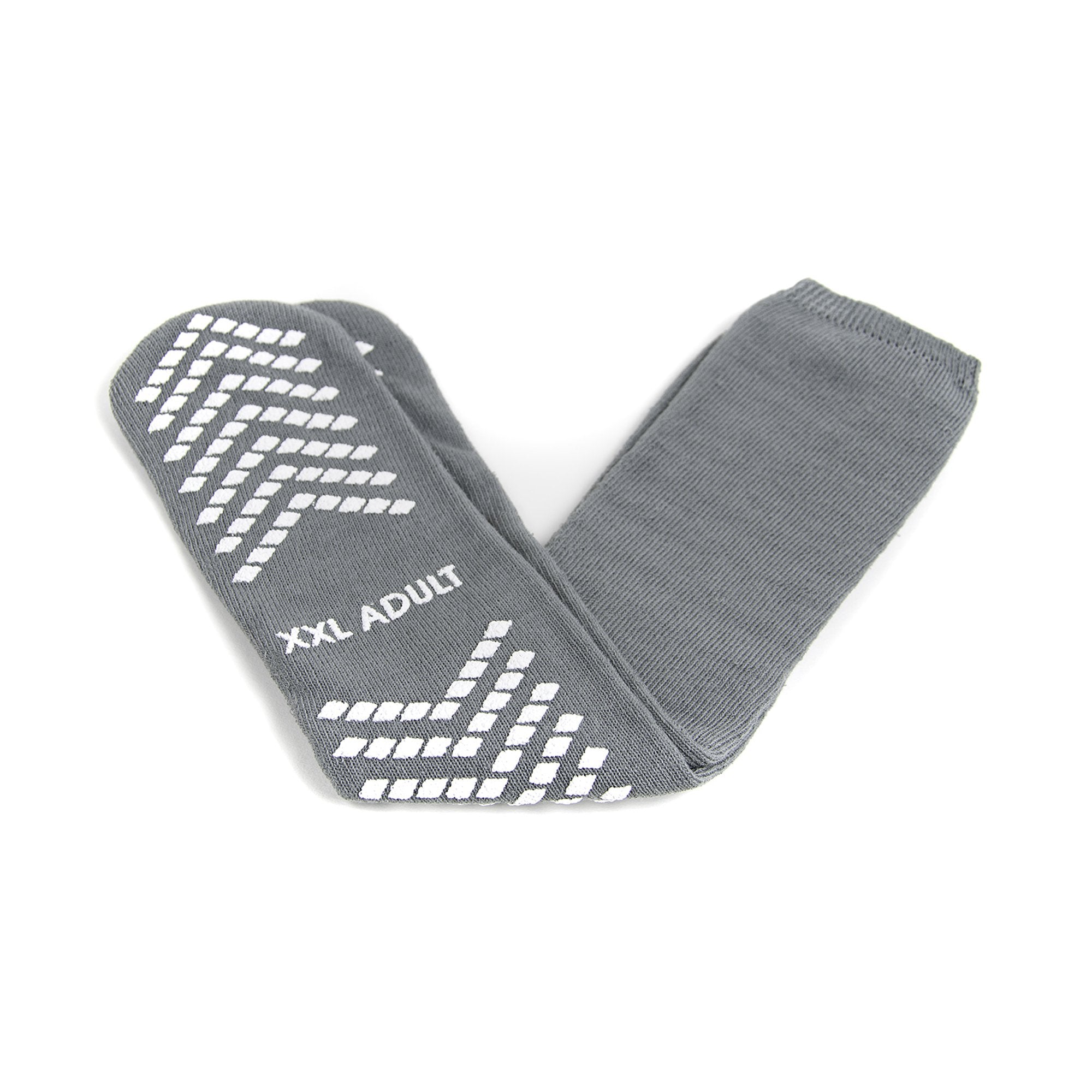 Slipper Socks McKesson Unisex Adult 2X-Large Single Tread Single Patient Use Gray - image 6