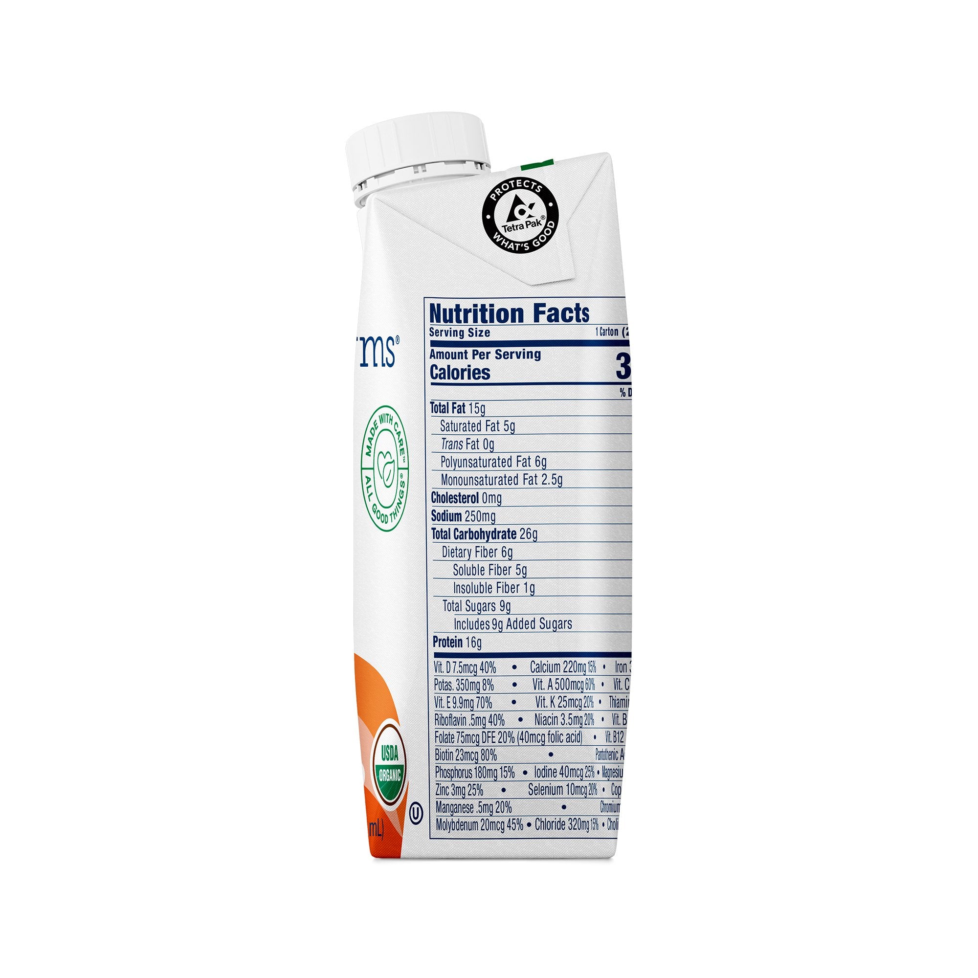 Oral Supplement Kate Farms Glucose Support 1.2 Vanilla Flavor Liquid 8.45 oz. Carton - image 4