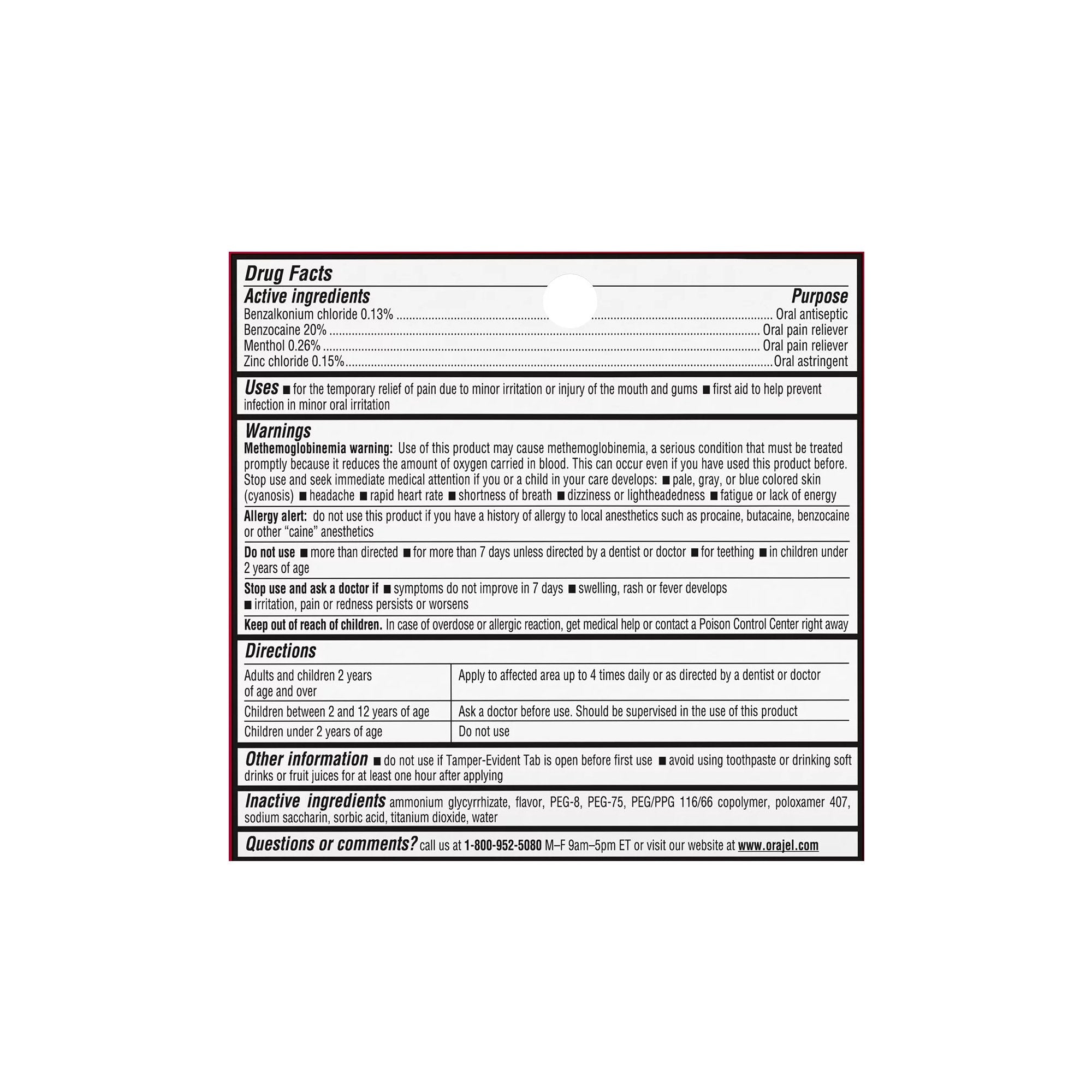 Oral Pain Relief Orajel® 4X Oral Cream - image 3
