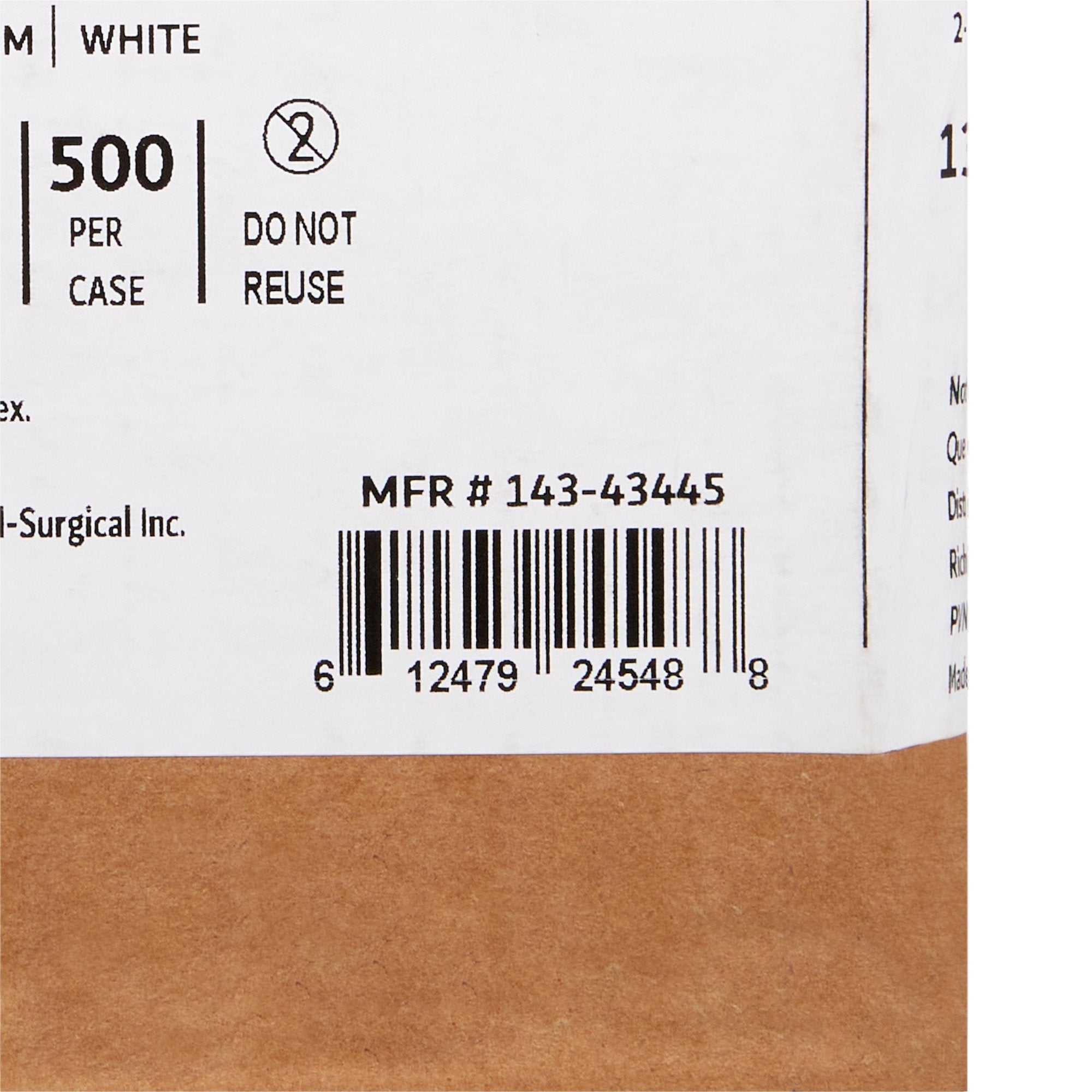 McKesson White Dental Bib, 13-1/2 x 18 Inch (500 Units)