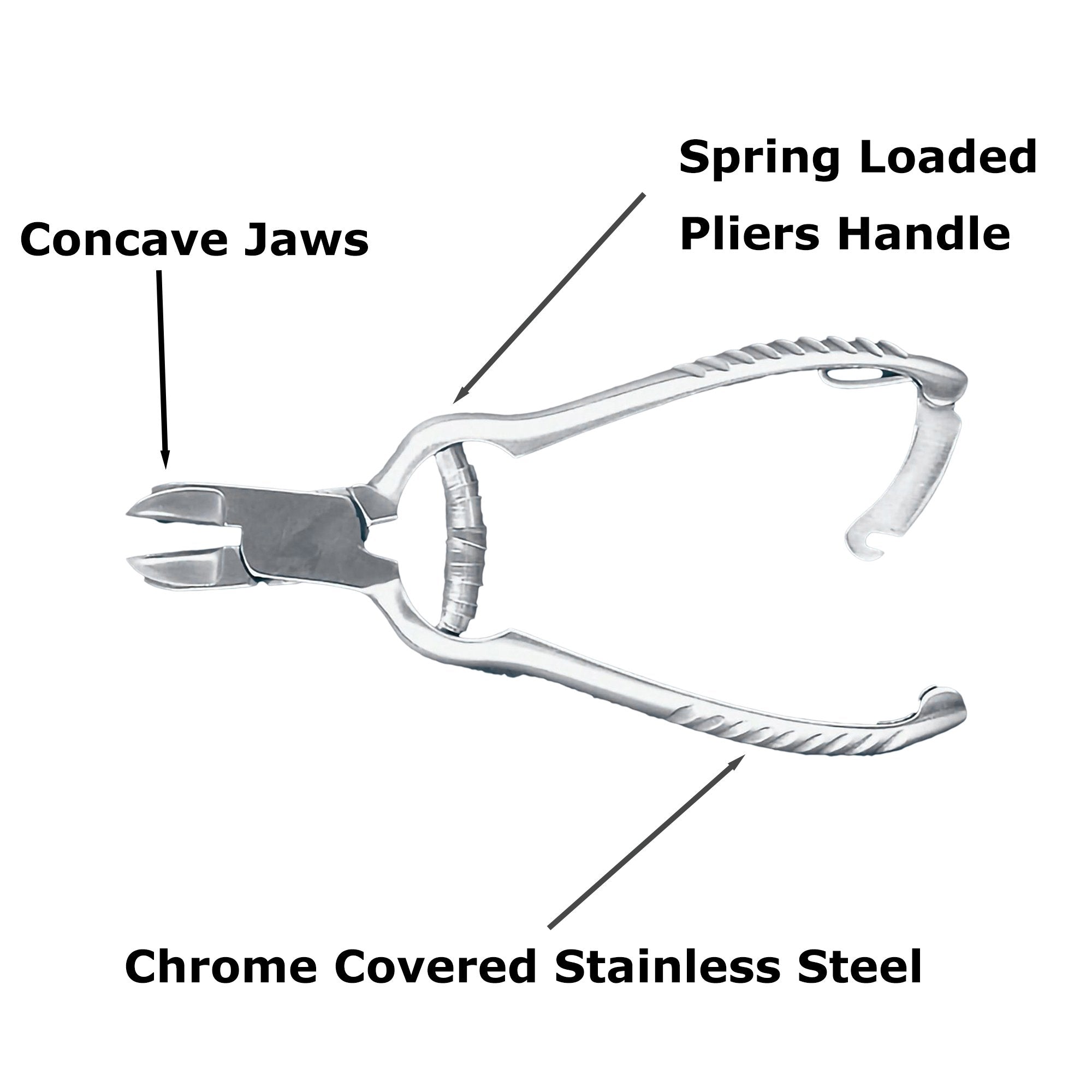 McKesson Nail Nipper, Concave Jaws, 4½ Inches (1 Unit)