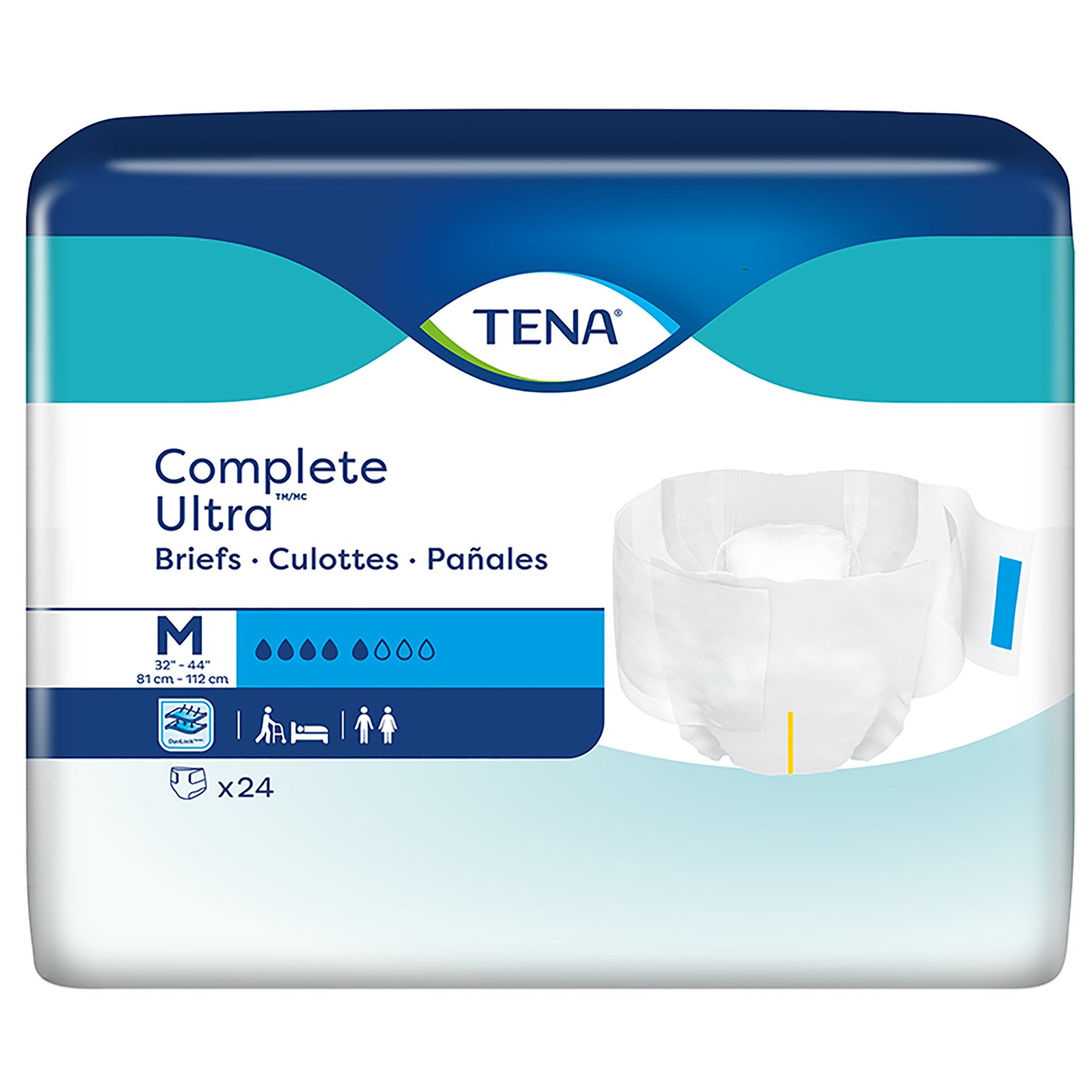 Tena® Complete Ultra™ Incontinence Brief, Medium (24 Units)