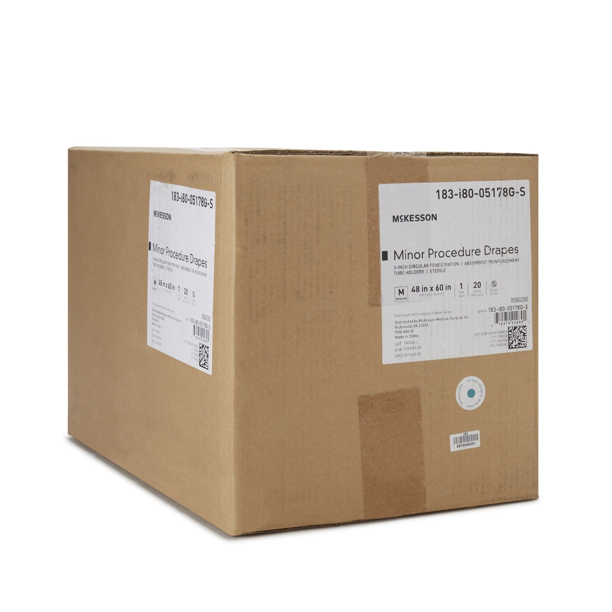McKesson Sterile Minor Procedure Surgical Drape, 48 x 60 Inch (1 Unit)