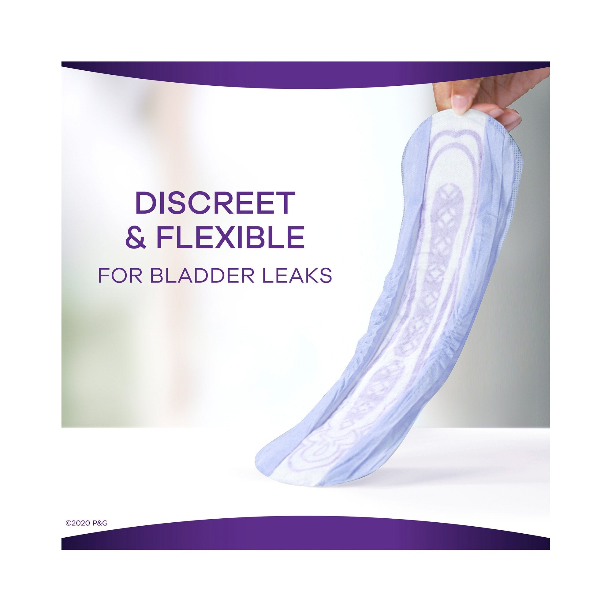 Always® Discreet Maximum Incontinence Liner, Long Length (39 Units)