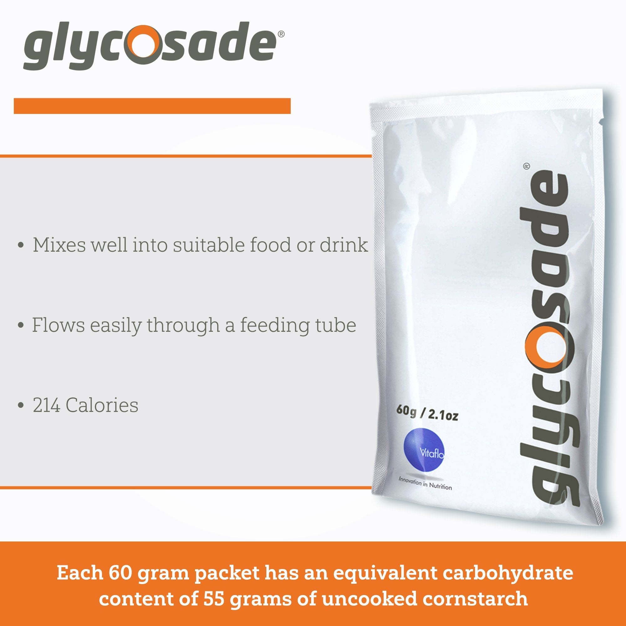 Glycosade® Hydrothermally Processed High Amylopectin Cornstarch for the Dietary Management of Hepatic GSD (30 Units)
