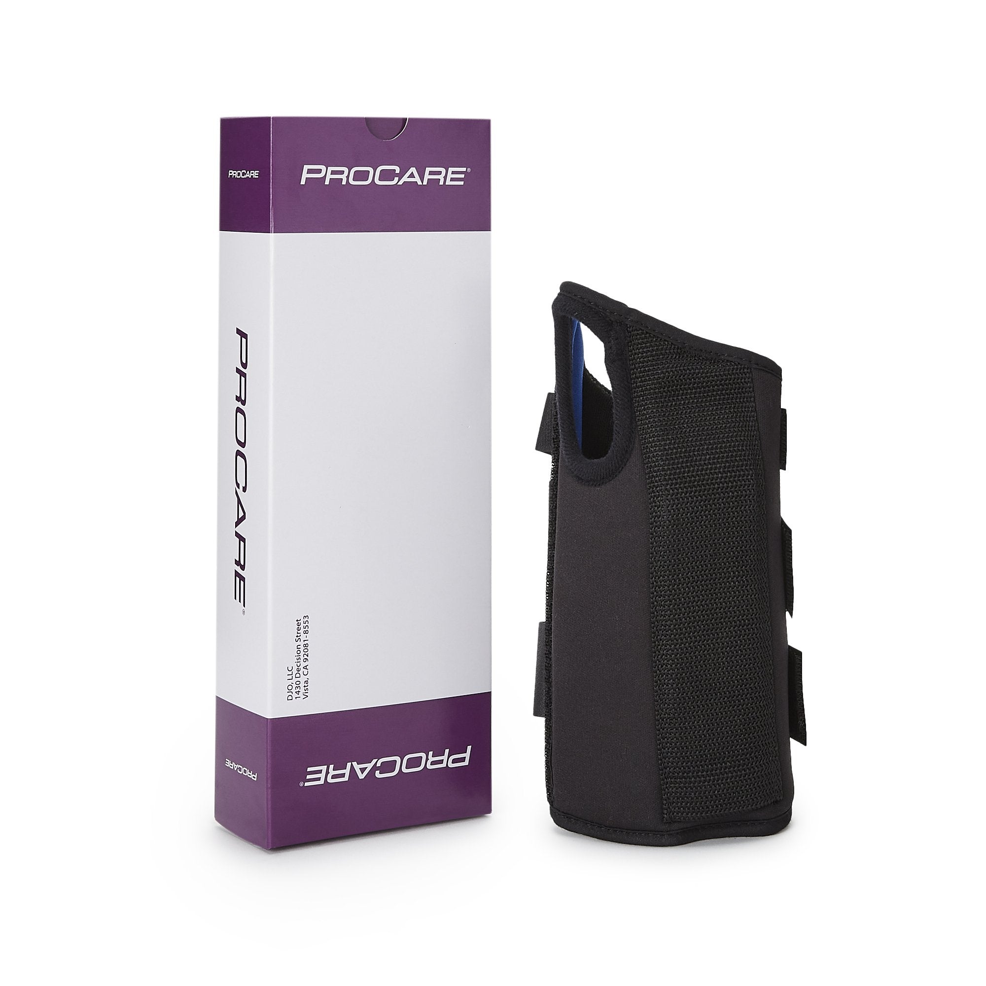 Wrist Splint ProCare ComfortForm Palmar Stay, Aluminum/Foam/Lycra, Black, Large, Left-Hand (1 Unit)