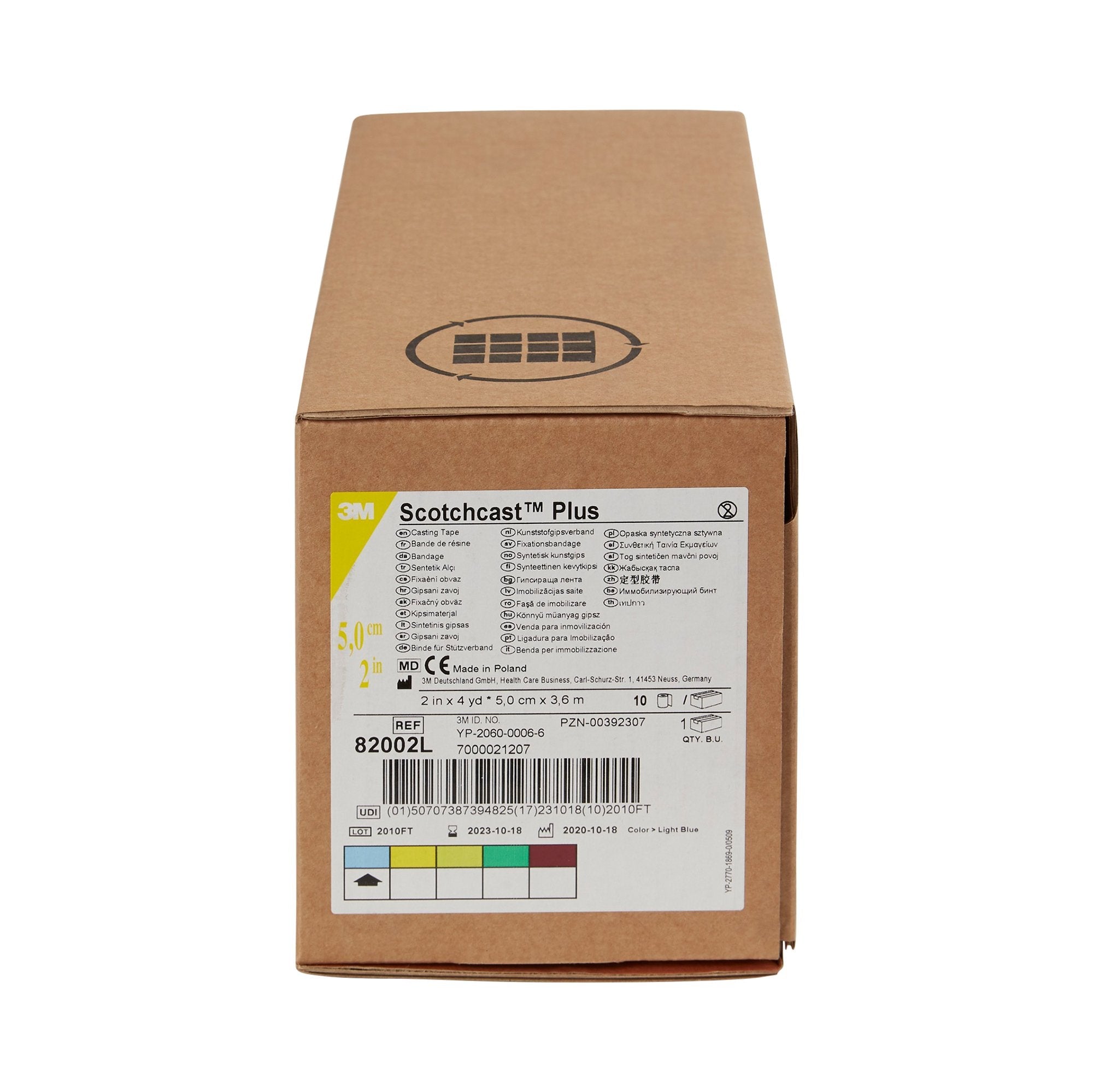 3M™ Scotchcast™ Plus Light Blue Cast Tape, 2 Inch x 4 Yard (10 Units)