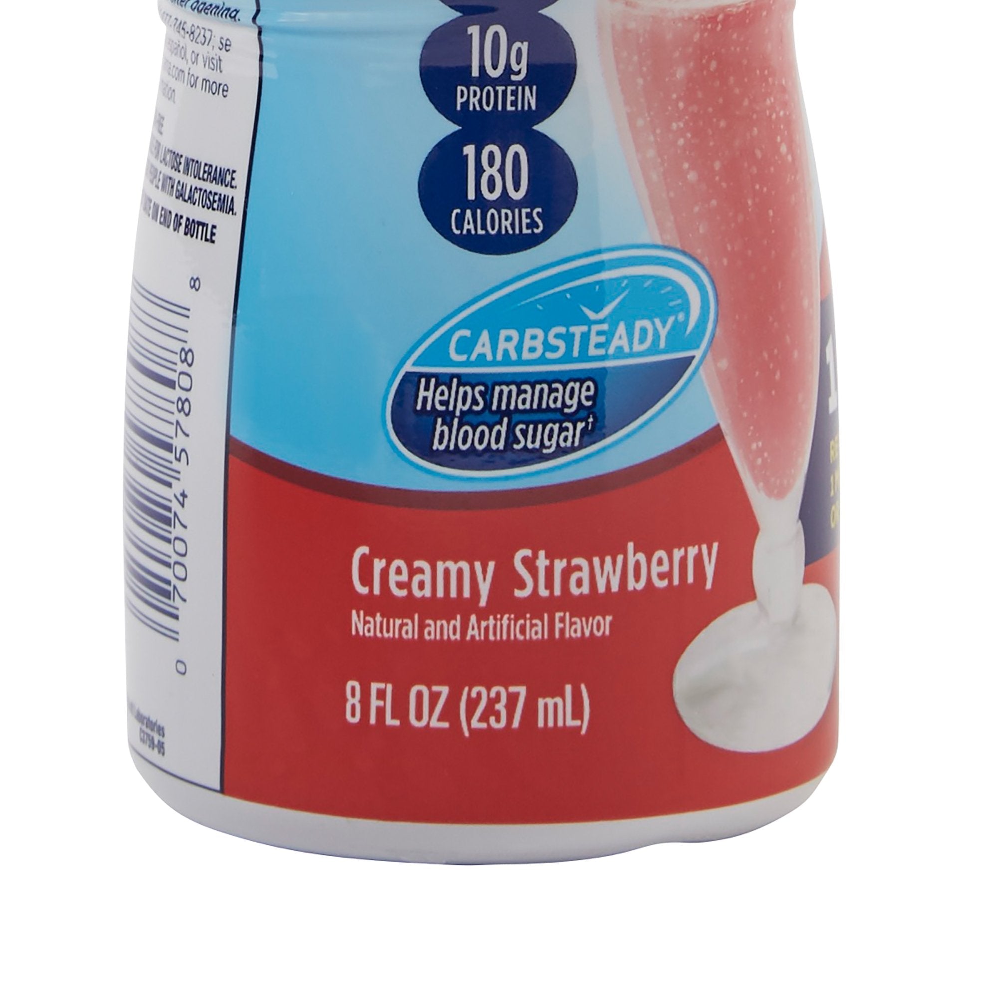 Glucerna Original Shake, Strawberry, 8oz - Diabetic Support Formula (6-Pack)