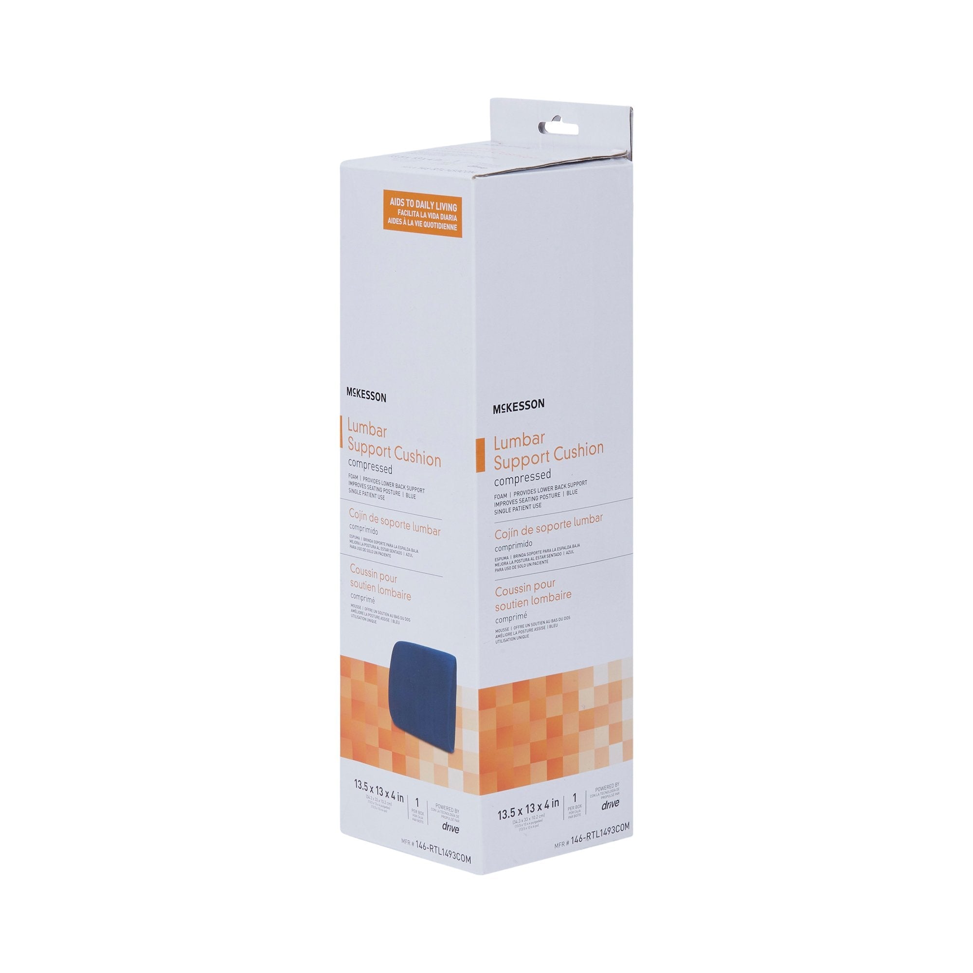 McKesson Compressed Lumbar Support Cushion (4 Units)