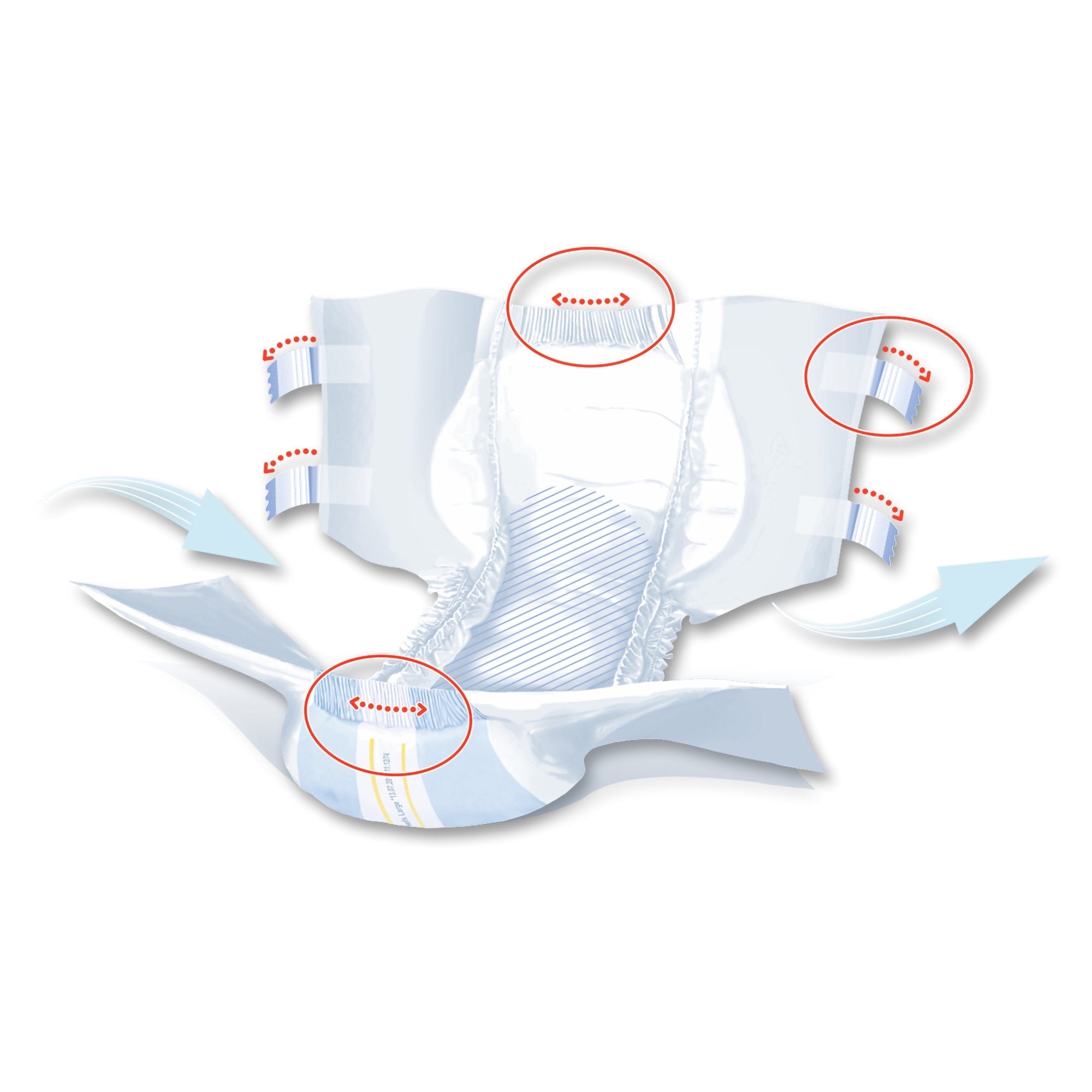 Seni® Super Plus Severe Absorbency Incontinence Brief, Large (25 Units)