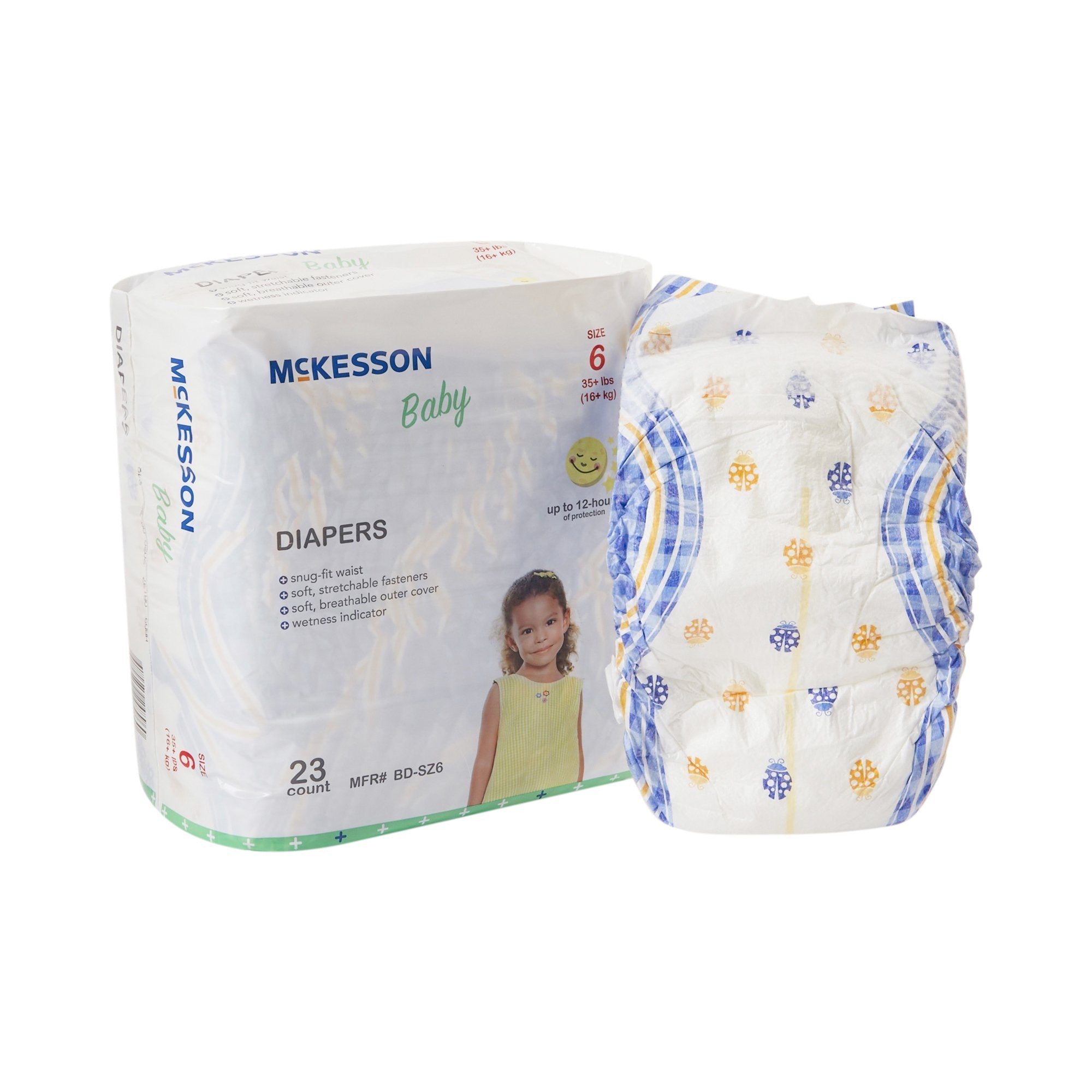 McKesson Baby Diaper, Size 6 (1 Unit)