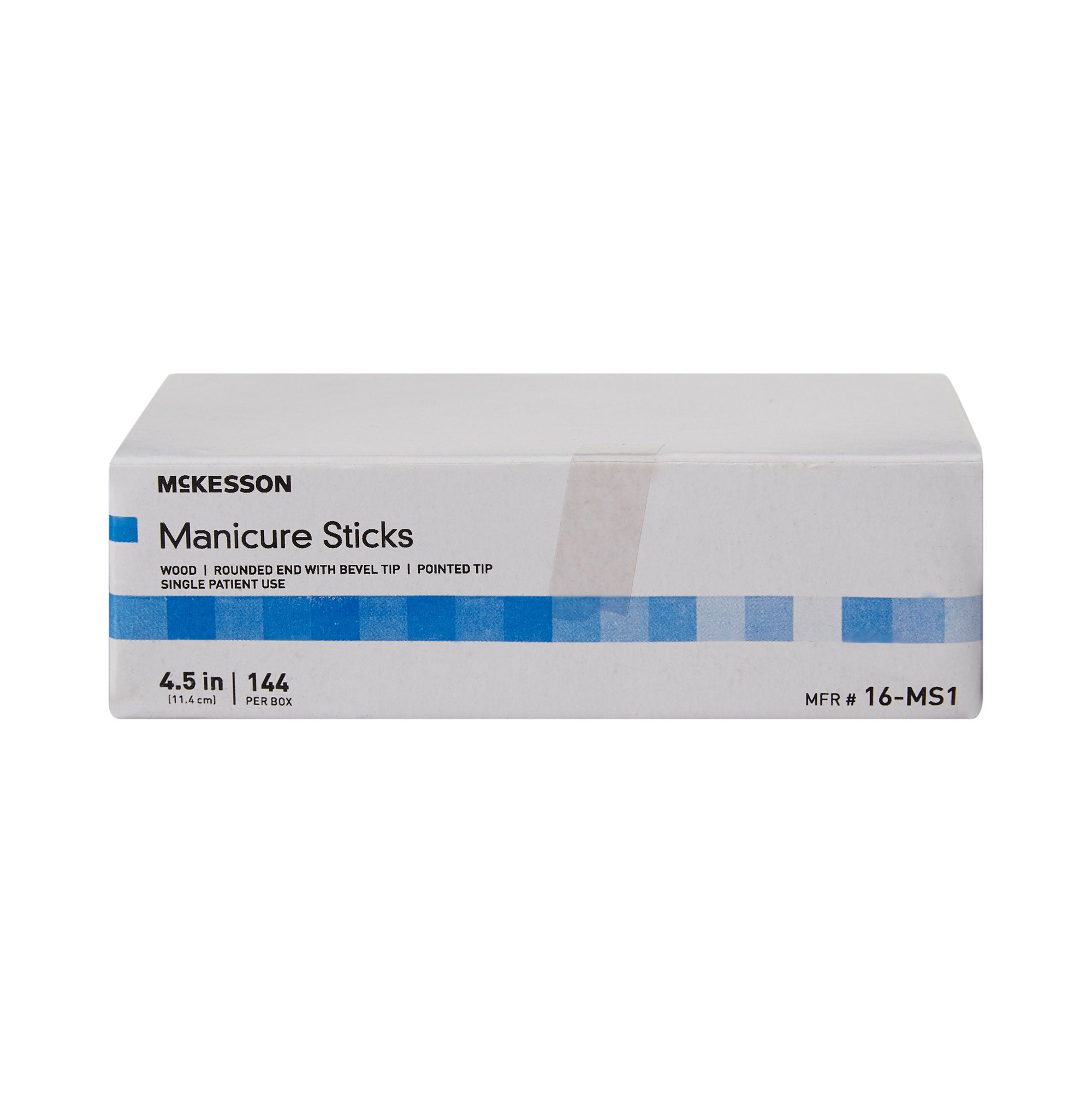 McKesson Manicure Sticks, 100% White Birch, 4.5" (144 Units)