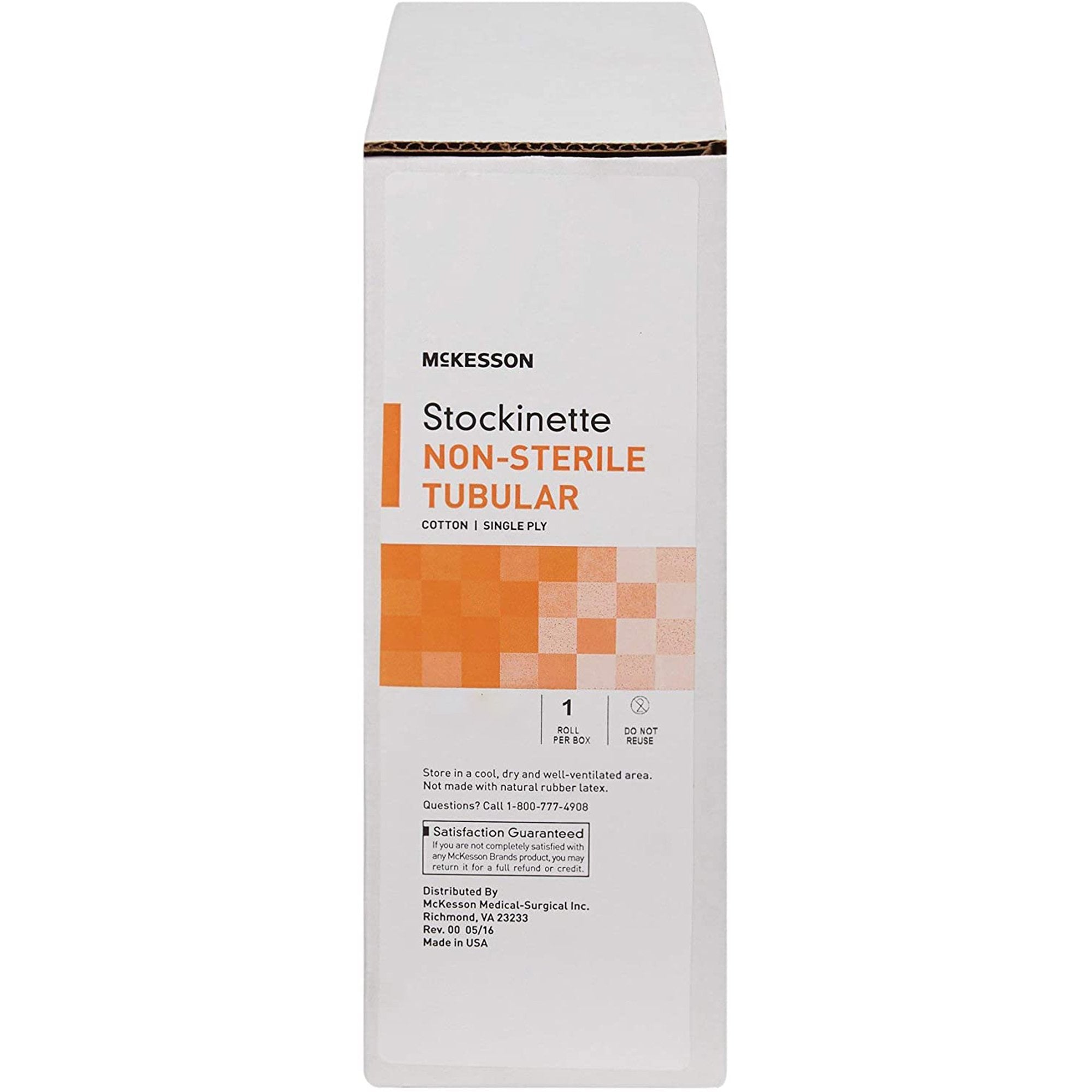 McKesson White Polyester Tubular Stockinette, 6 Inch x 25 Yard (1 Unit)