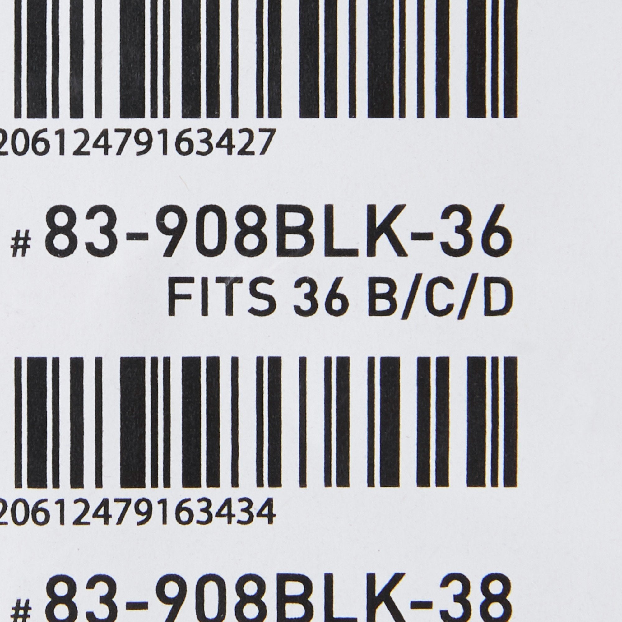 McKesson Surgi-Bra® II, 36 Inch, Black (1 Unit)