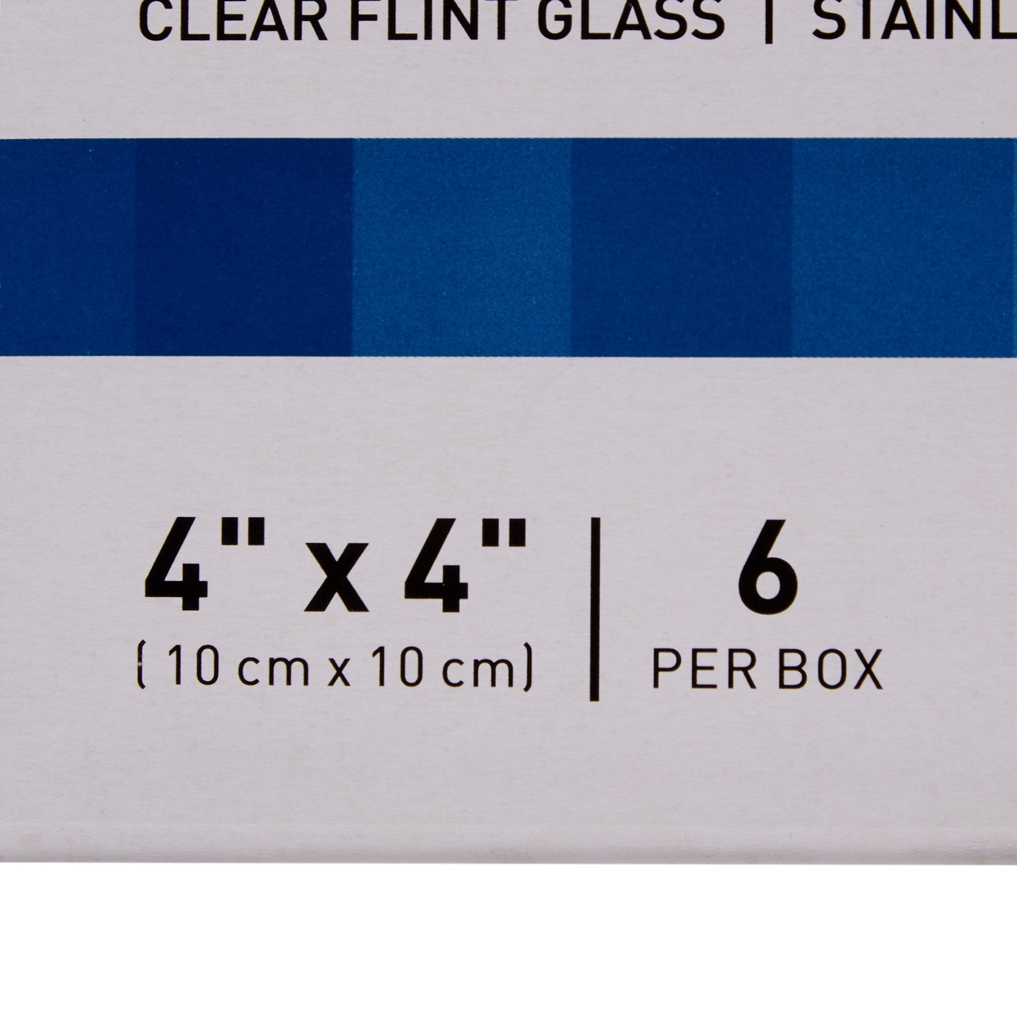 McKesson Glass Unlabeled Sundry Jar, 4 x 4 in (6 Units)