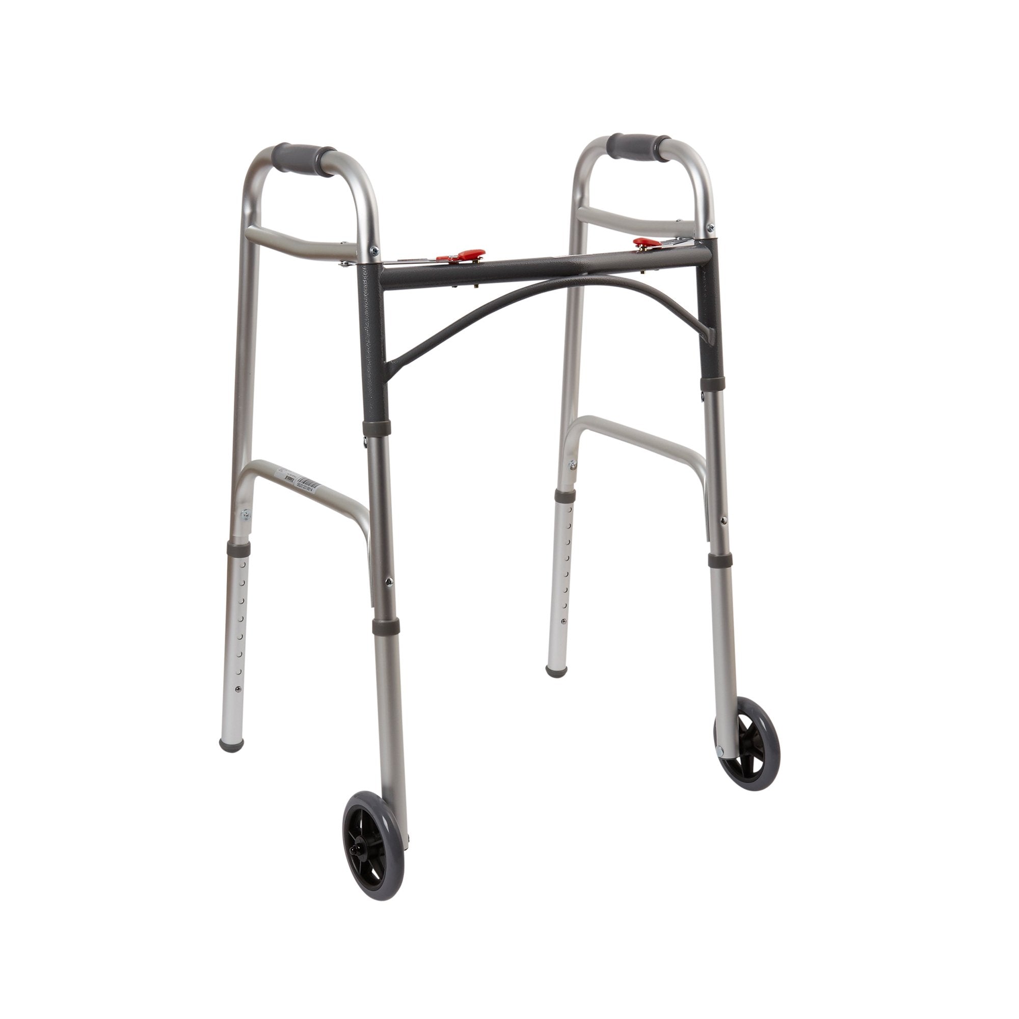 McKesson Folding Walker with Adjustable Height - Lightweight, 350lb Capacity