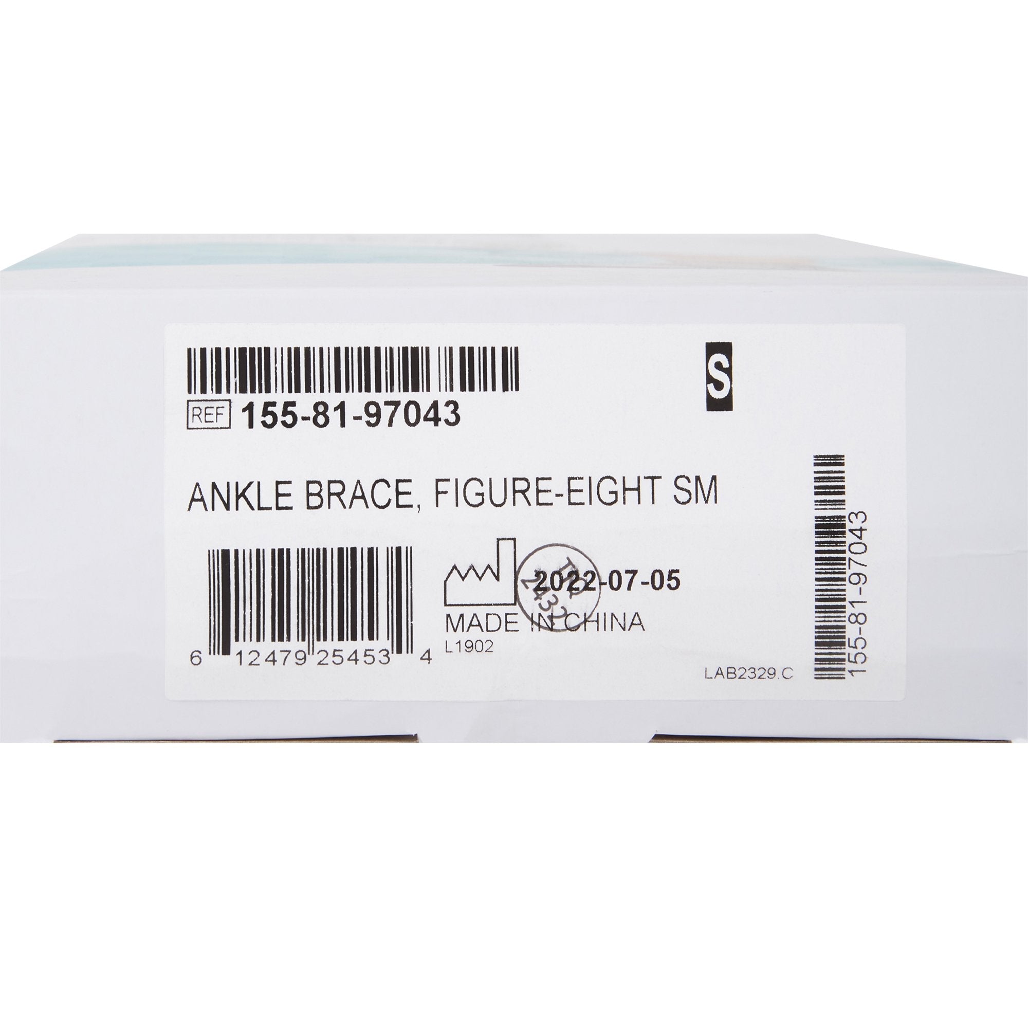 McKesson Low Profile Open Heel Open Toe Ankle Brace, Small (1 Unit)