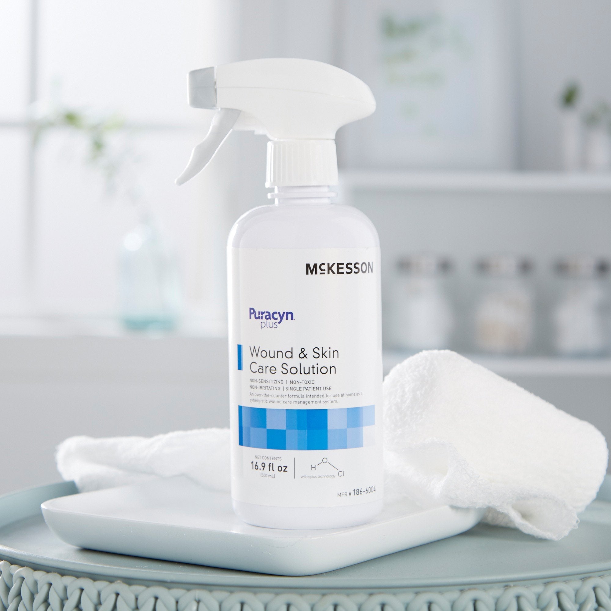 McKesson Puracyn® Plus Wound Irrigation Solution, 16.9 oz. Spray Bottle (1 Unit)