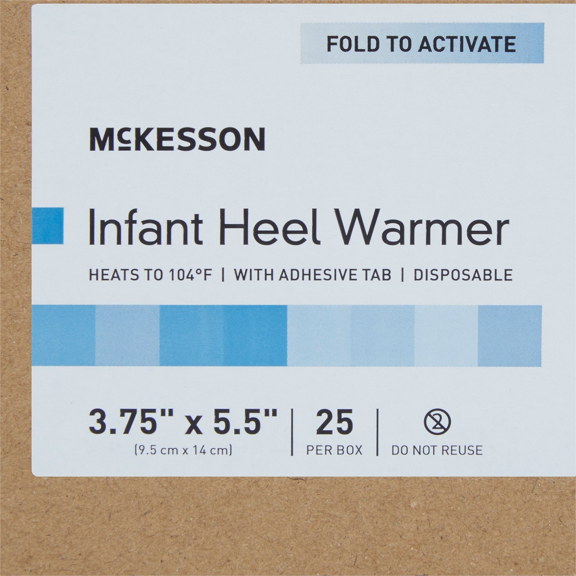 McKesson Infant Heel Warmer, 3¾ x 5½ Inch (25 Units)