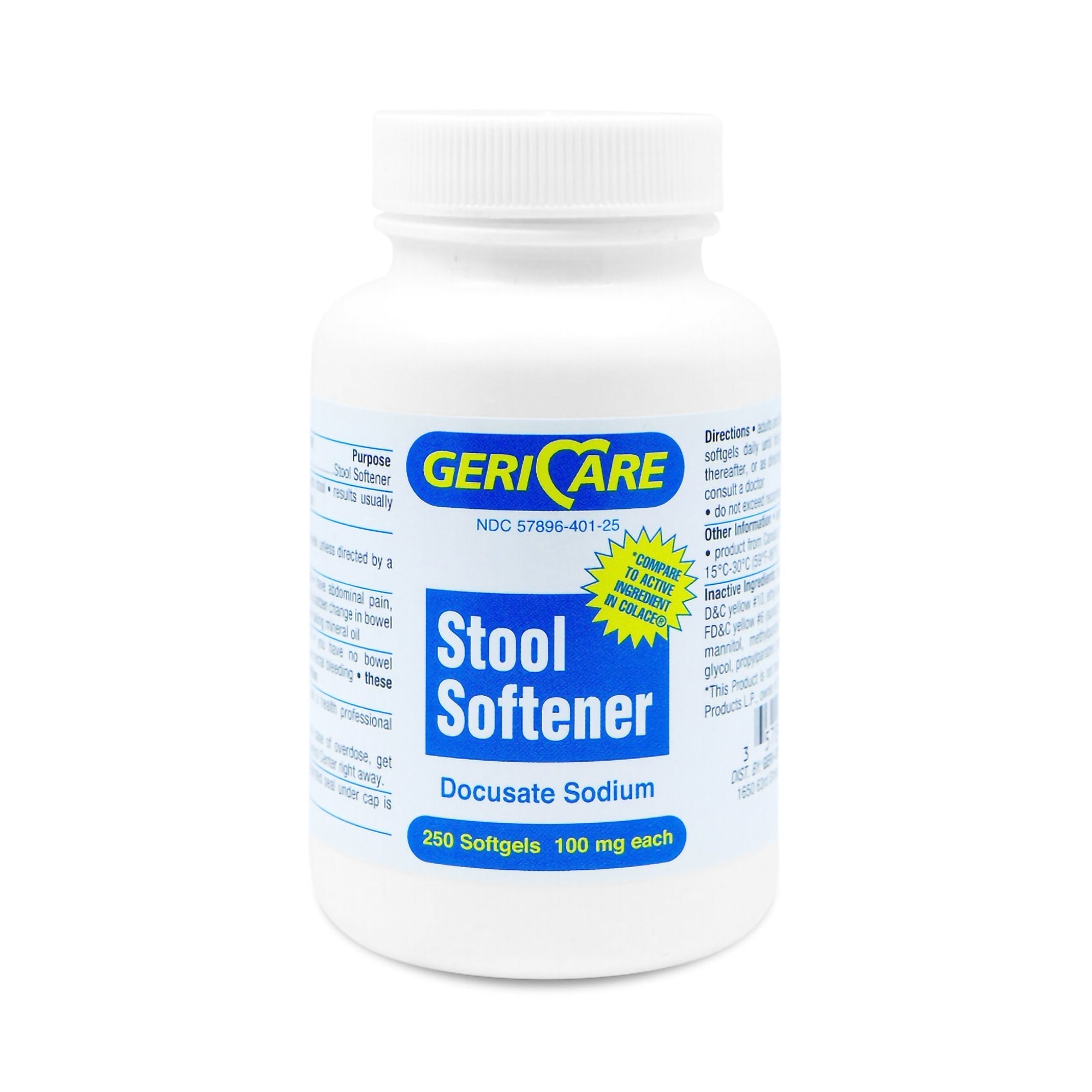 Geri-Care® Docusate Sodium Stool Softener (1 Unit)