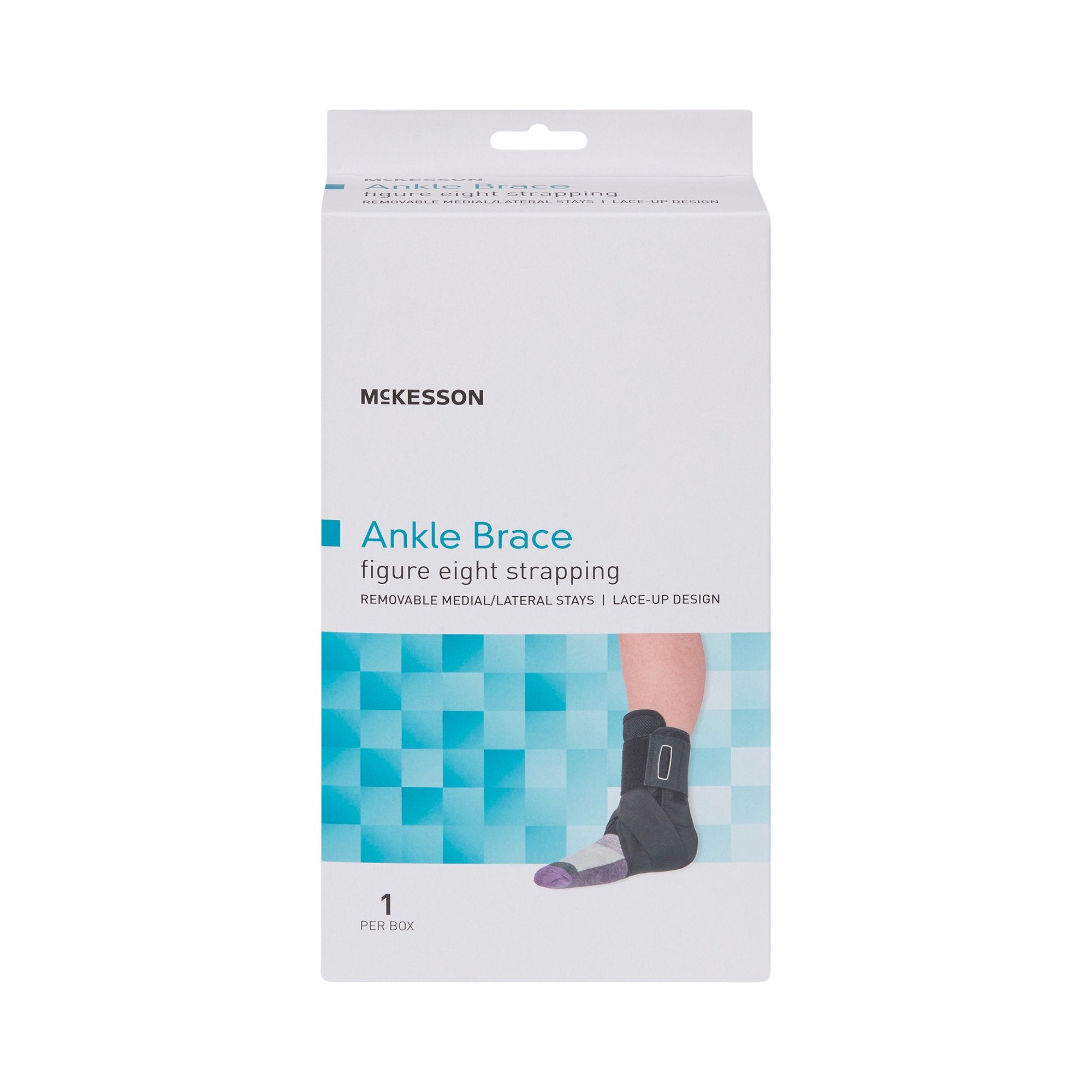 McKesson Low Profile / Open Heel / Open Toe Ankle Brace, Medium (1 Unit)