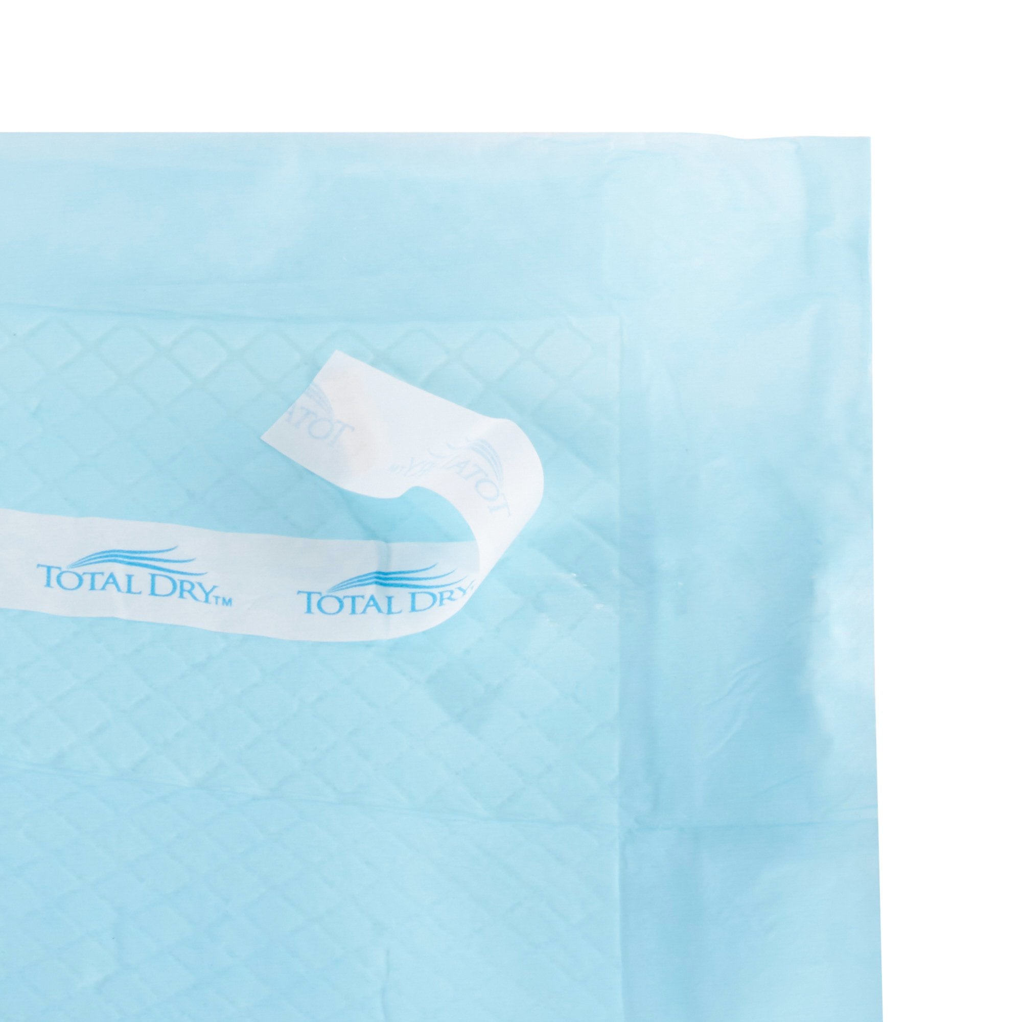 TotalDry Incontinence Underpads, Heavy Absorbency, 30x36", Blue, 10-Pack
