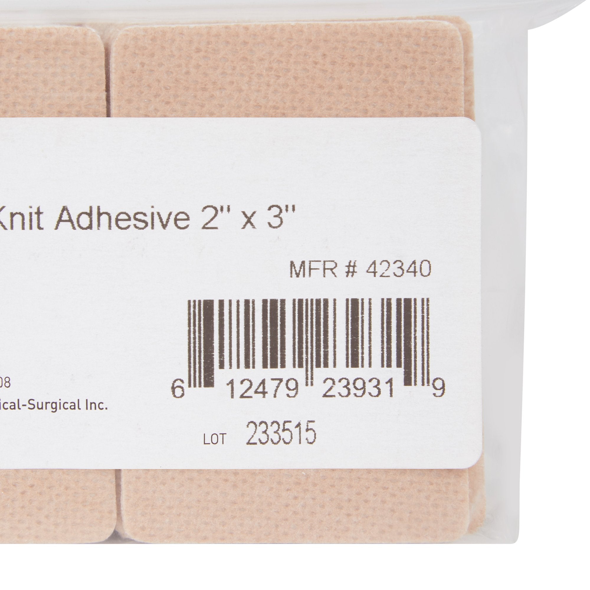 McKesson Beige Protective Pad, 2 x 3 Inch (100 Units)
