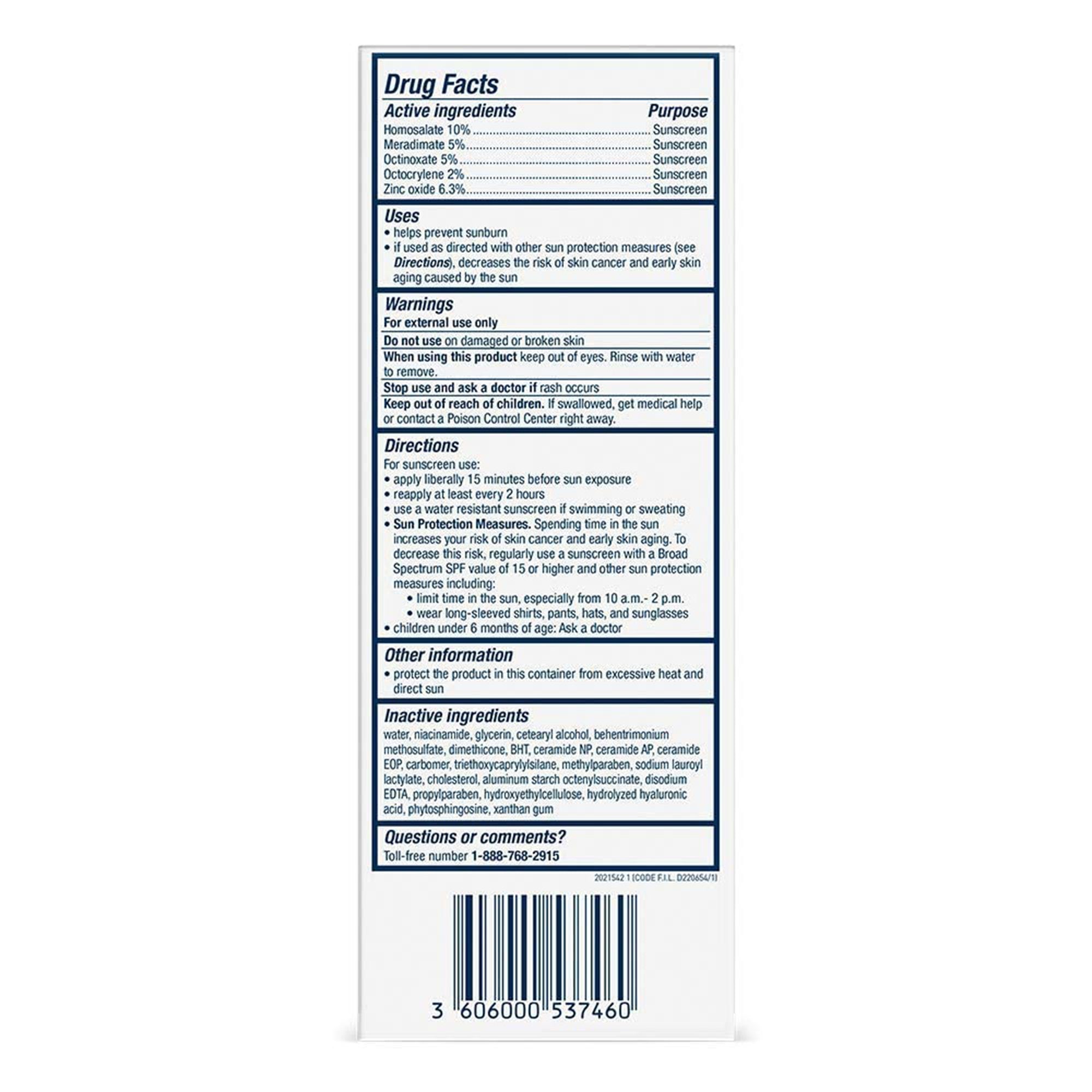 Facial Moisturizer with Sunscreen CeraVe® AM 3 oz. Pump Bottle Unscented Lotion (1 Unit)