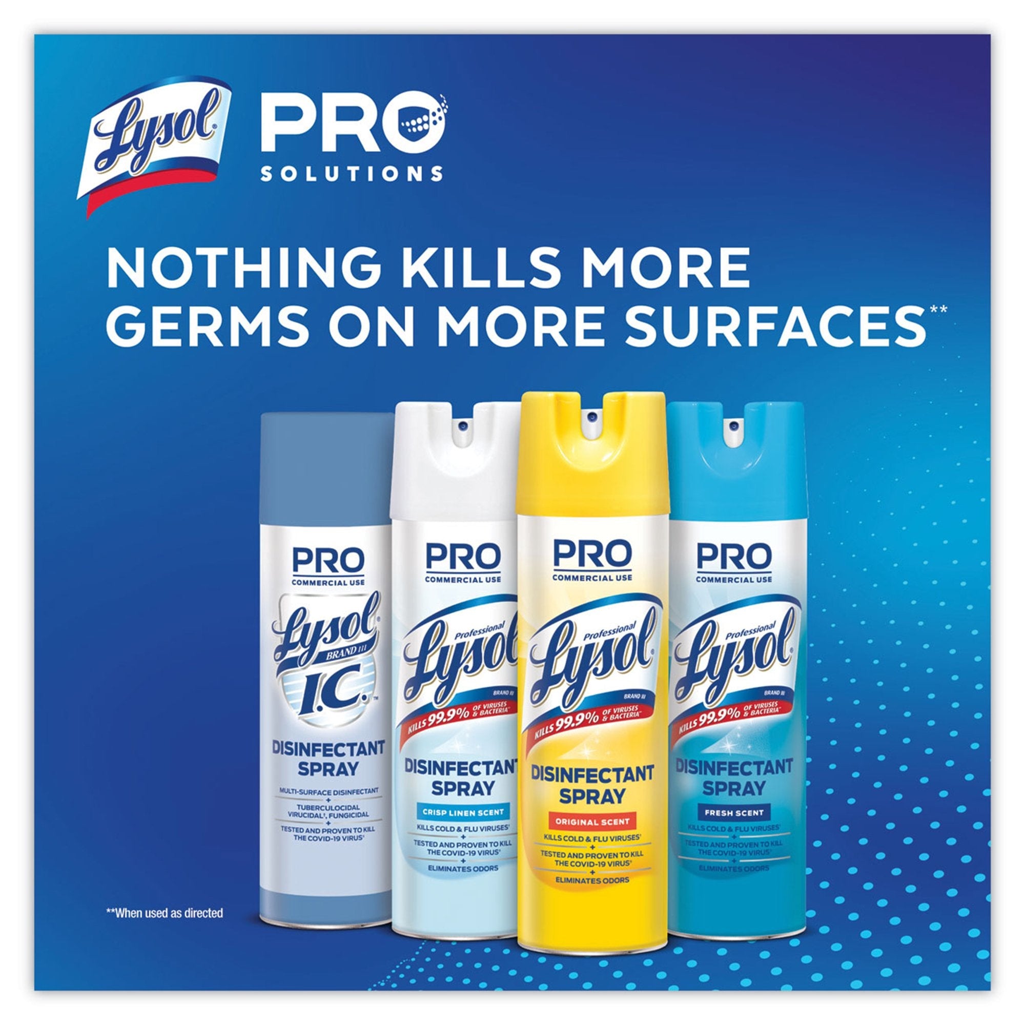 Lysol® I.C.™ Surface Disinfectant, 19 oz. Aerosol Spray Can (1 Unit)