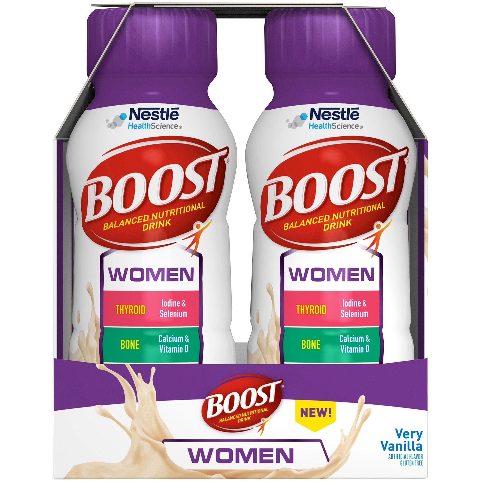 Boost® Women Vanilla Balanced Nutritional Drink, 8 oz. Bottle (6 Units)