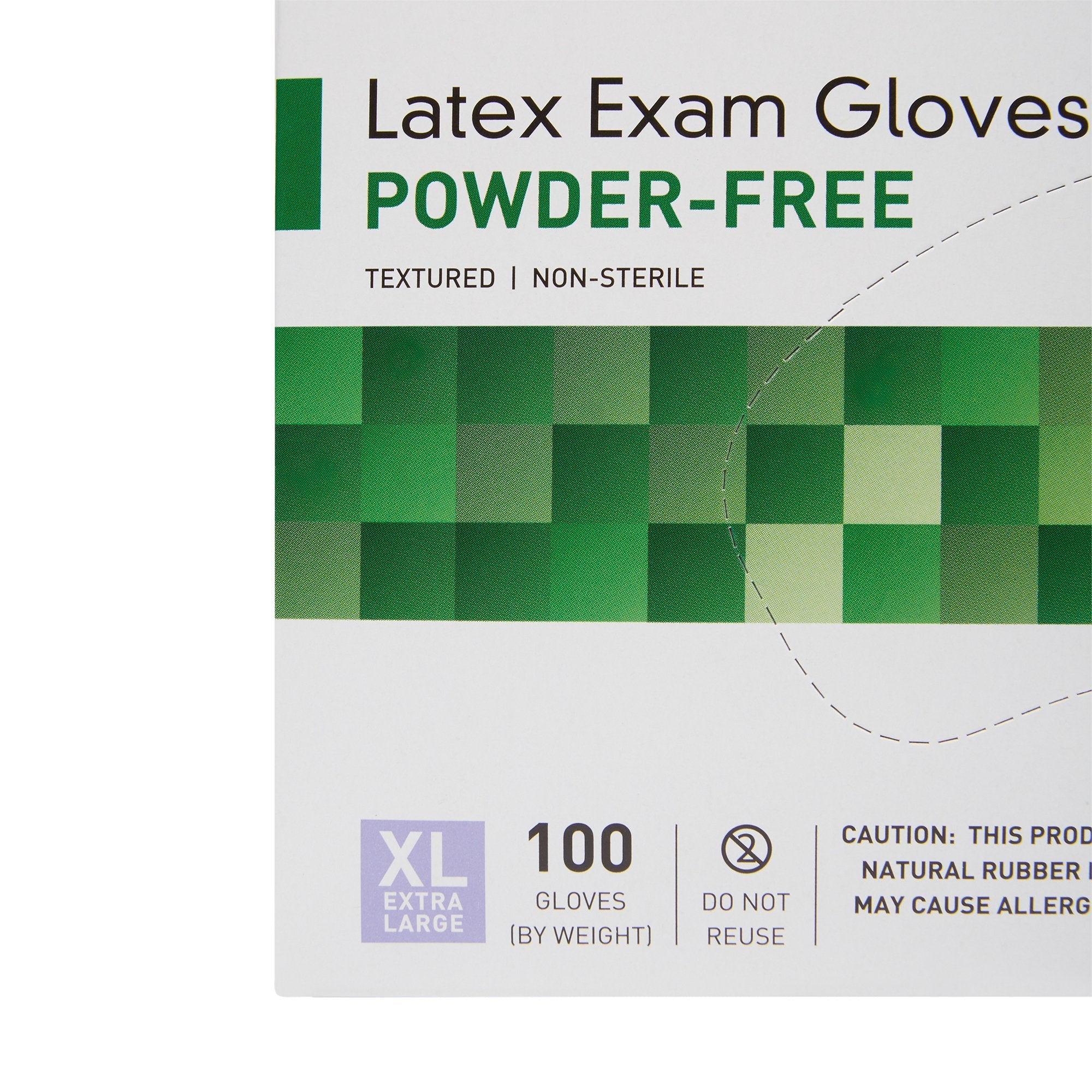 McKesson Confiderm® Latex Exam Glove, Extra Large, Ivory (100 Units)