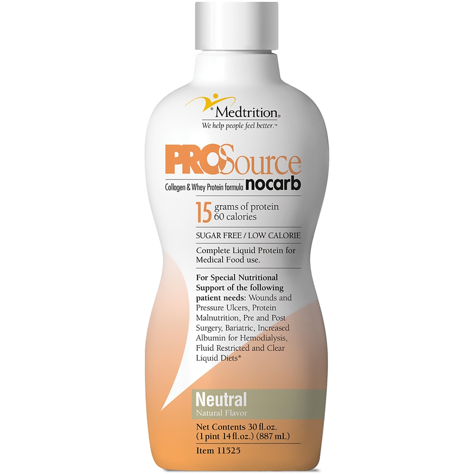 ProSource NoCarb™ Concentrate Collagen & Whey Protein Formula, 32-ounce Bottle (1 Unit)