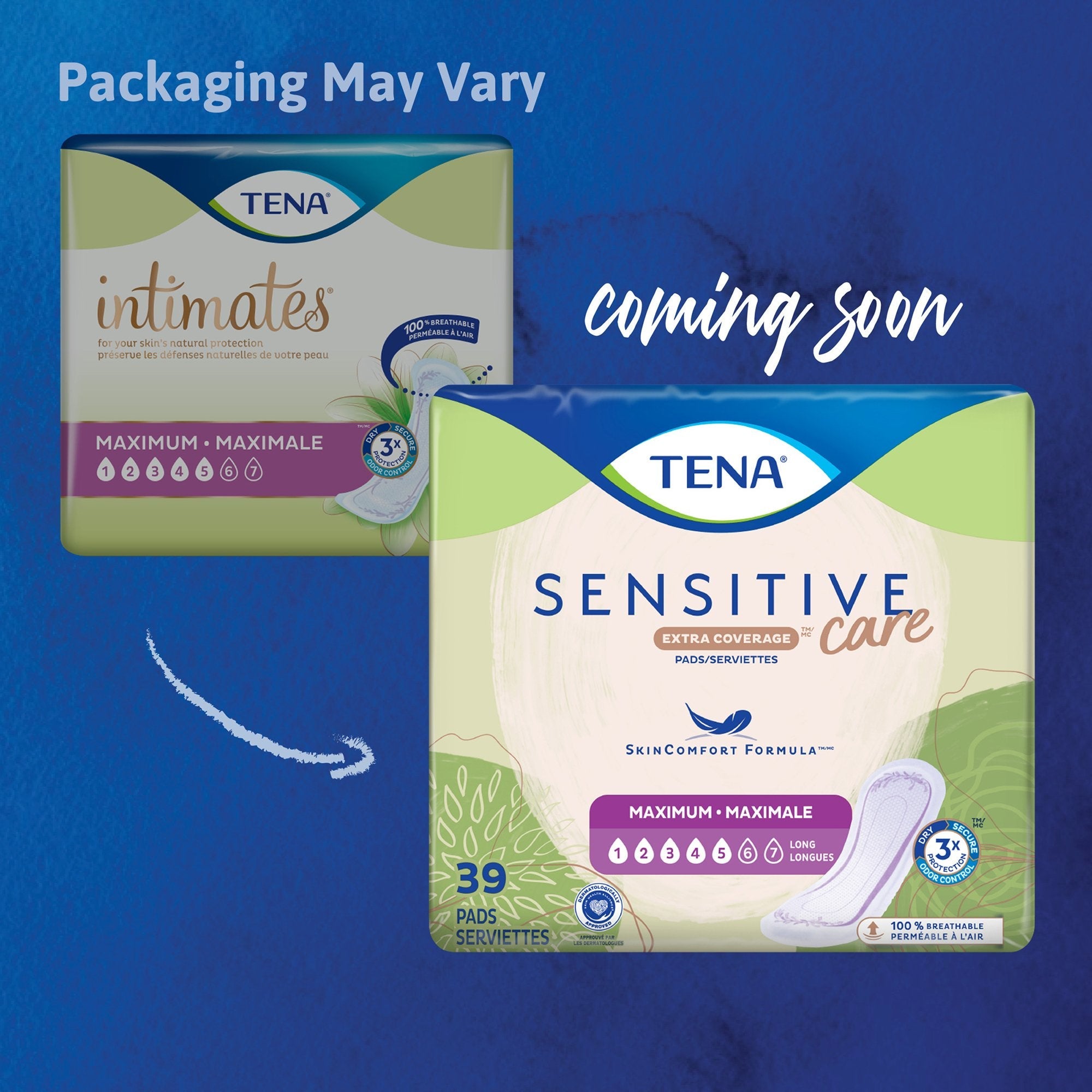 Tena® Intimates™ Maximum Bladder Control Pad, 13-Inch Length (12 Units)