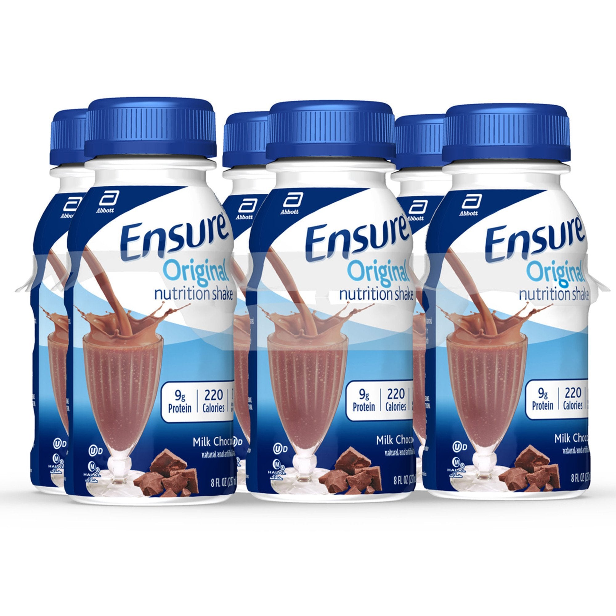 Ensure® Original Nutrition Shake, Chocolate, 8-ounce bottle (6 Units)