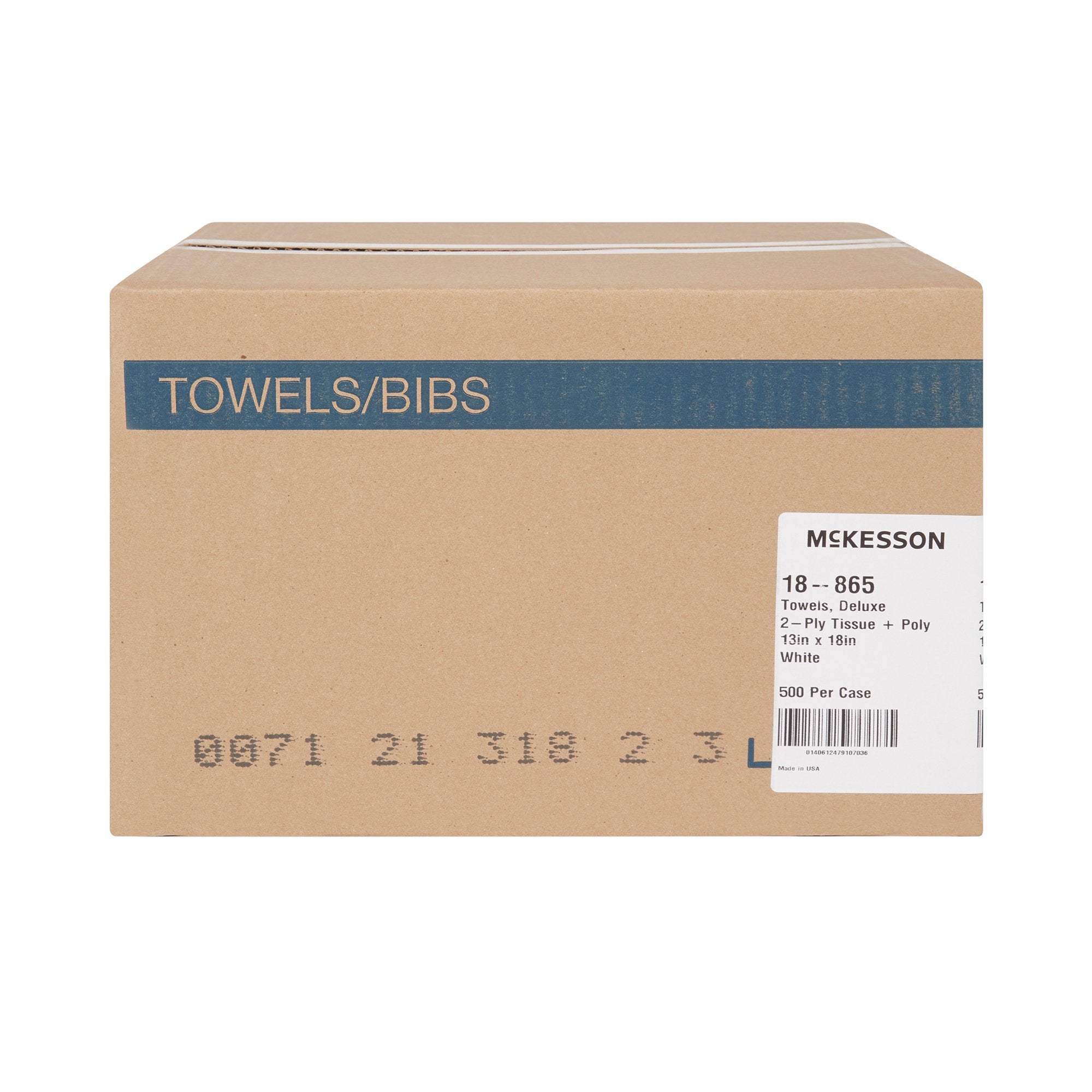 McKesson Nonsterile White Procedure Towels, 13 x 18 Inch (500 Units)